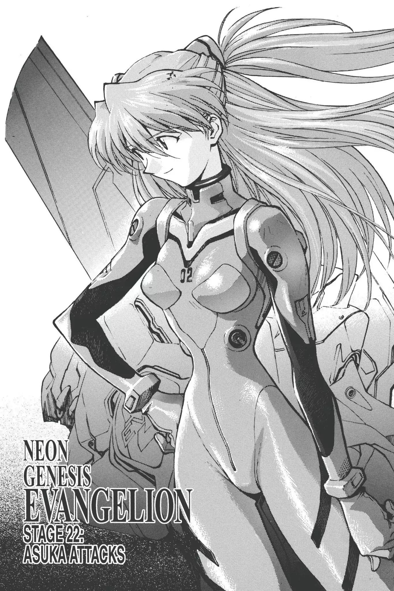 Shinseiki Evangelion Chapter 22 page 1 - Chapter 22: Vol.2 Stage 22: Asuka Attacks