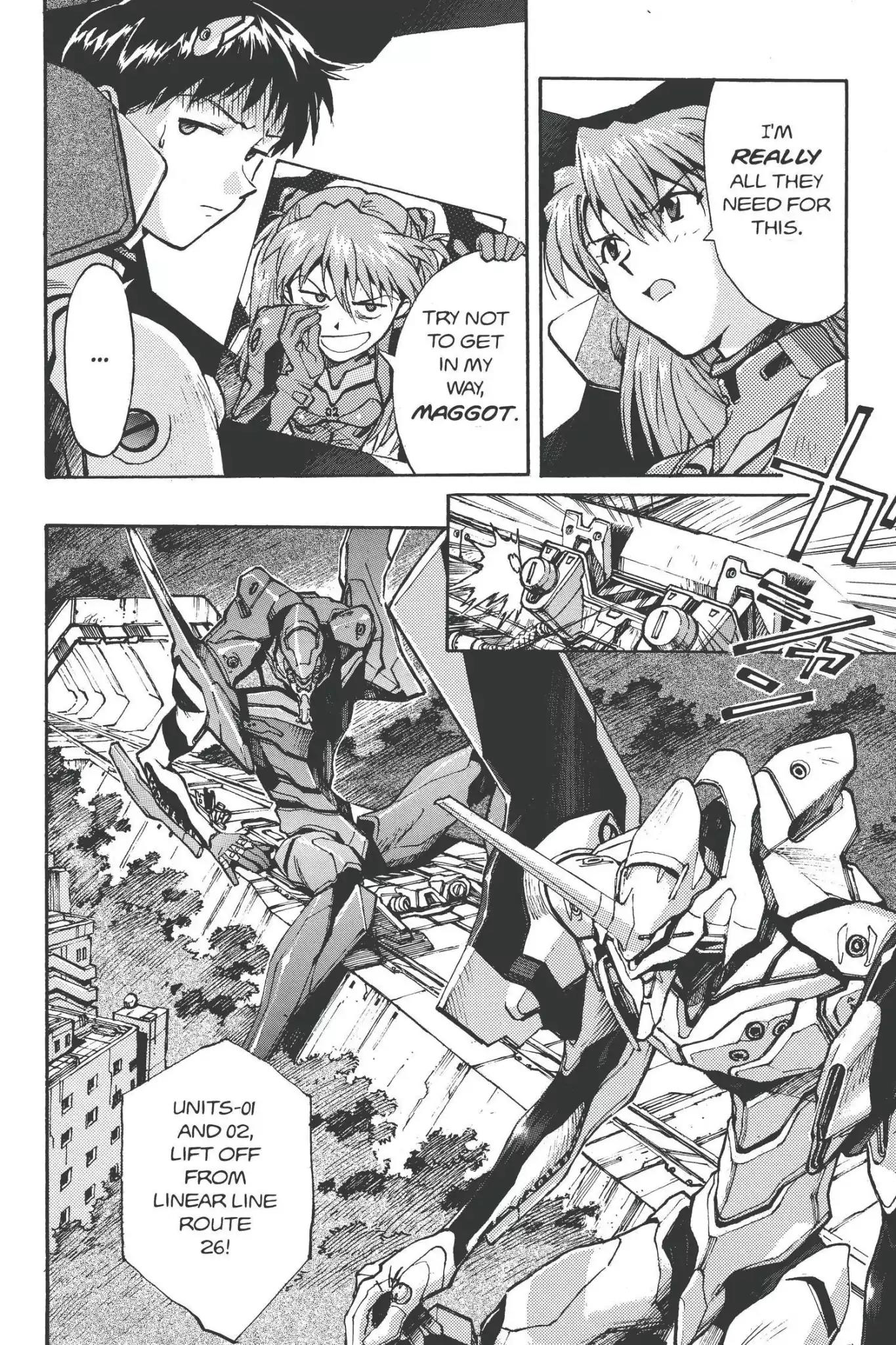 Shinseiki Evangelion Chapter 22 page 10 - Chapter 22: Vol.2 Stage 22: Asuka Attacks