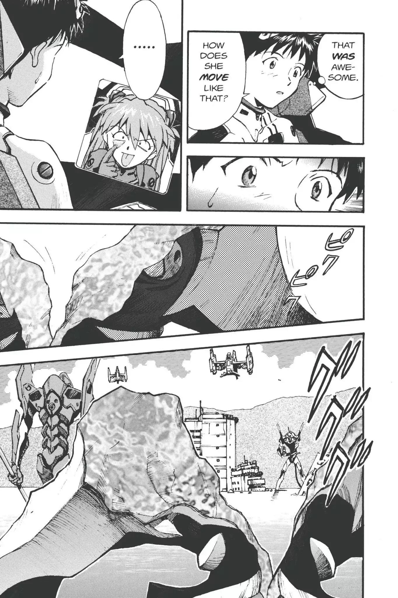 Shinseiki Evangelion Chapter 22 page 21 - Chapter 22: Vol.2 Stage 22: Asuka Attacks