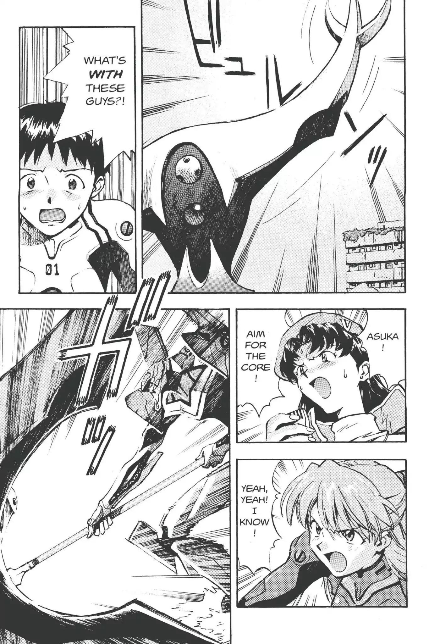 Shinseiki Evangelion Chapter 23 page 5 - Chapter 23: Vol.2 Stage 23: Try, Try Again
