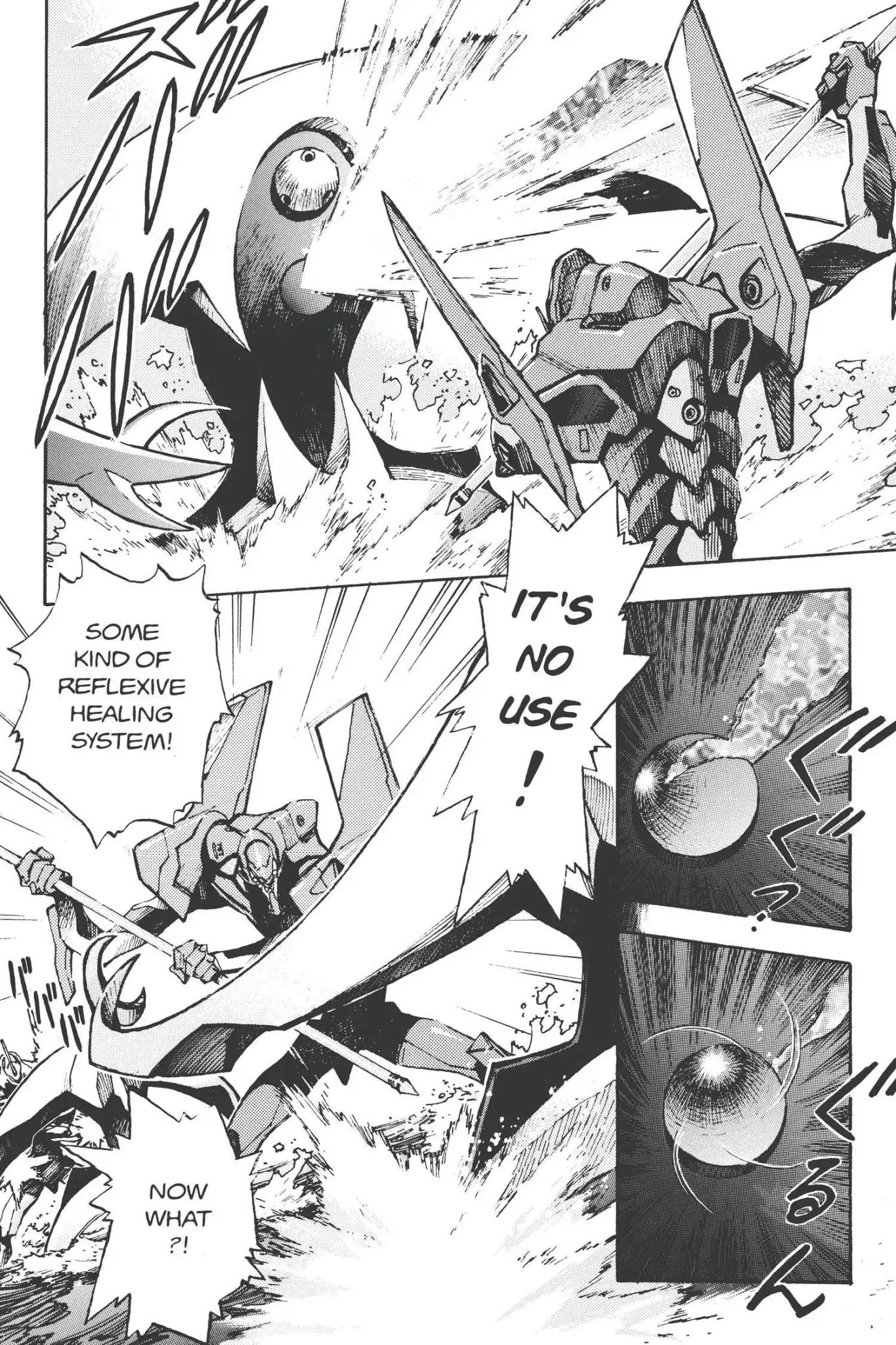 Shinseiki Evangelion Chapter 23 page 6 - Chapter 23: Vol.2 Stage 23: Try, Try Again