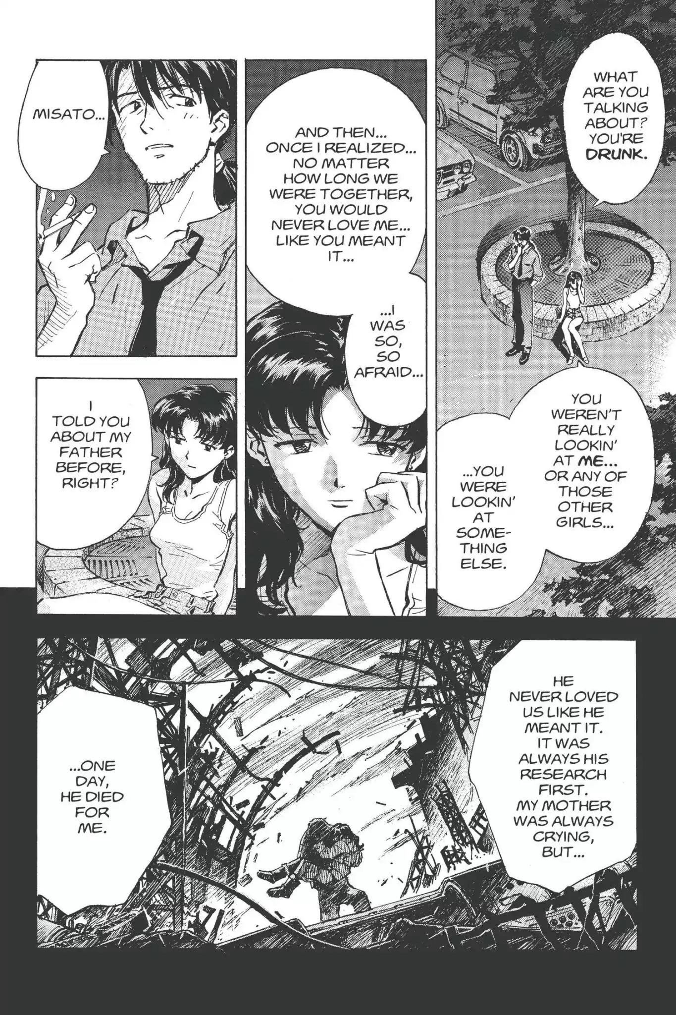 Shinseiki Evangelion Chapter 28 page 12 - Chapter 28: Vol.2 Stage 28: Follow Back Along Your Scar