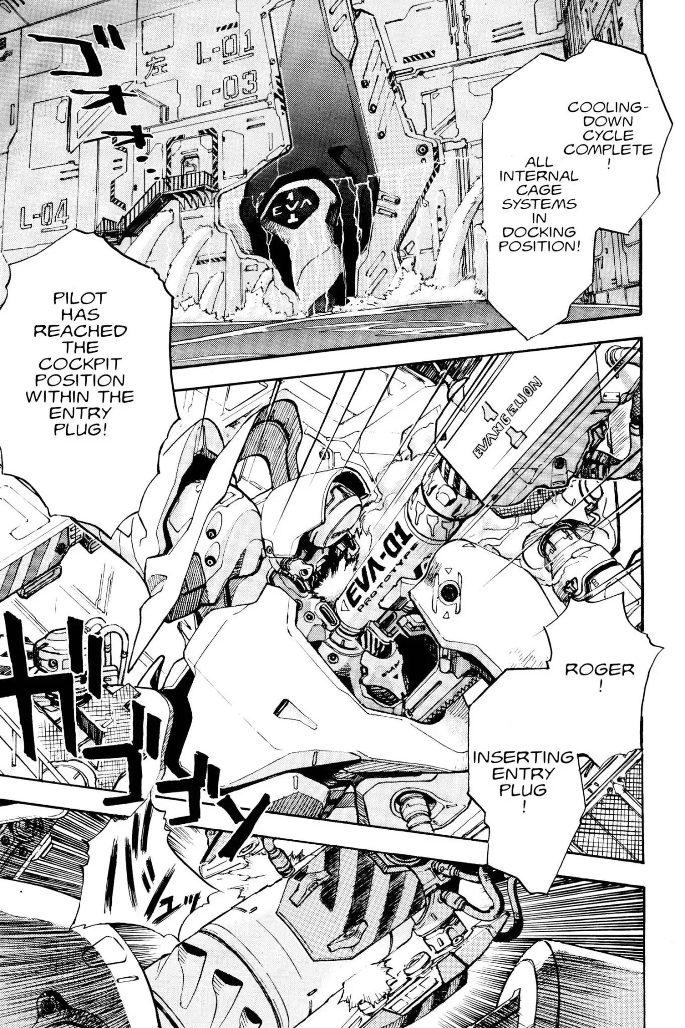 Shinseiki Evangelion Chapter 3 page 11 - Chapter 3: Vol.1 Stage 3: Unit-01, Lift off