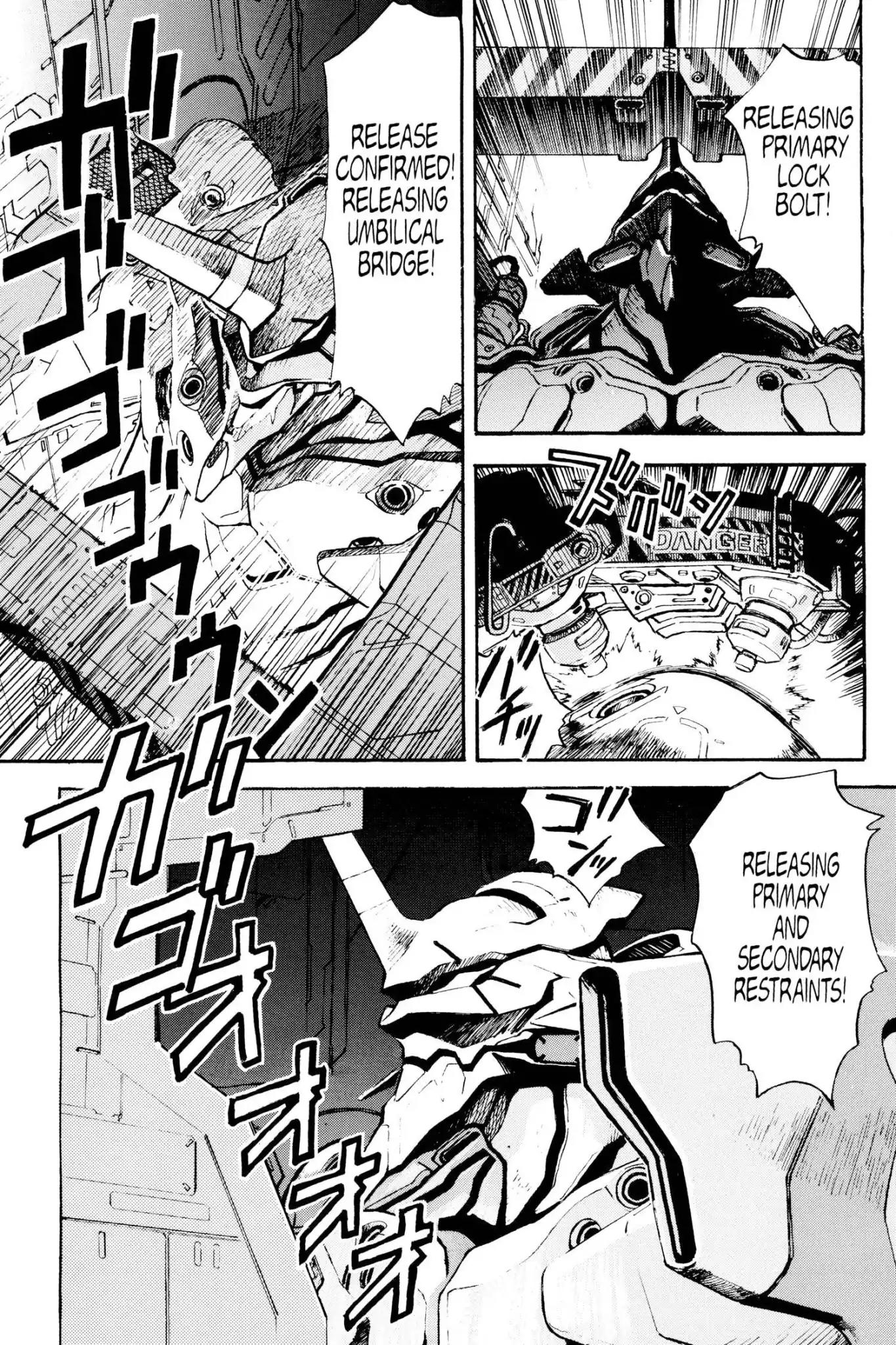 Shinseiki Evangelion Chapter 3 page 16 - Chapter 3: Vol.1 Stage 3: Unit-01, Lift off