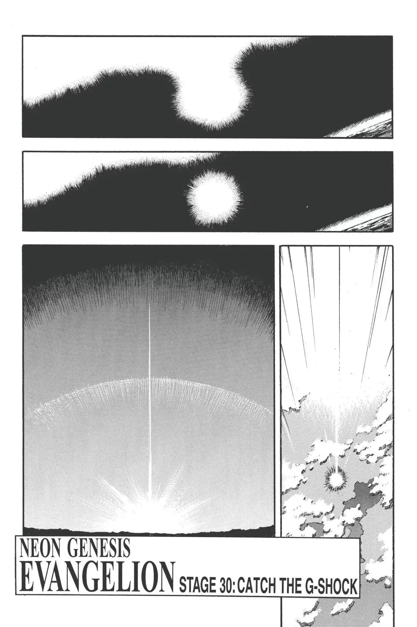 Shinseiki Evangelion Chapter 30 page 1 - Chapter 30: Vol.2 Stage 30: Catch the G-shock!