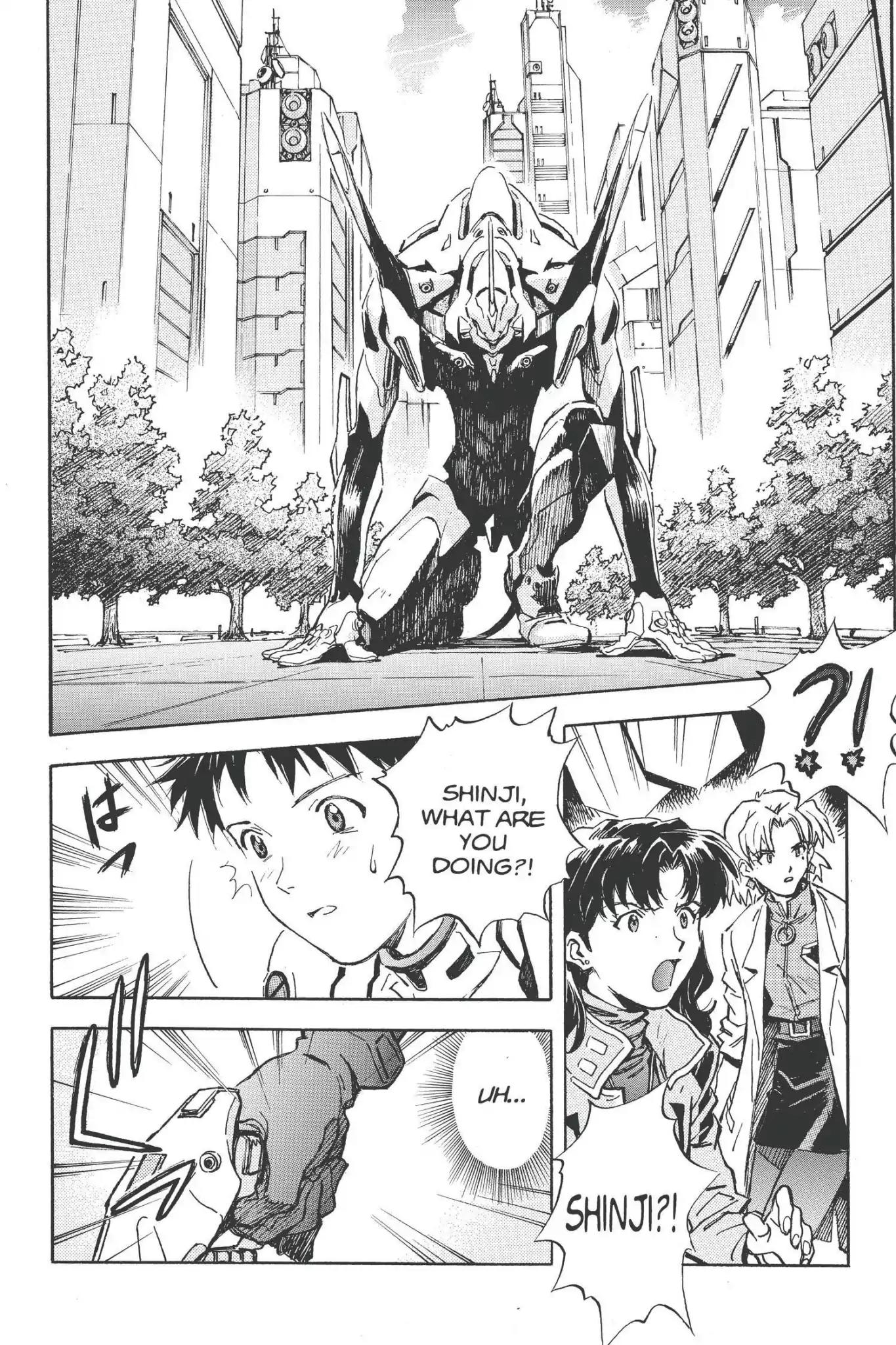 Shinseiki Evangelion Chapter 30 page 13 - Chapter 30: Vol.2 Stage 30: Catch the G-shock!