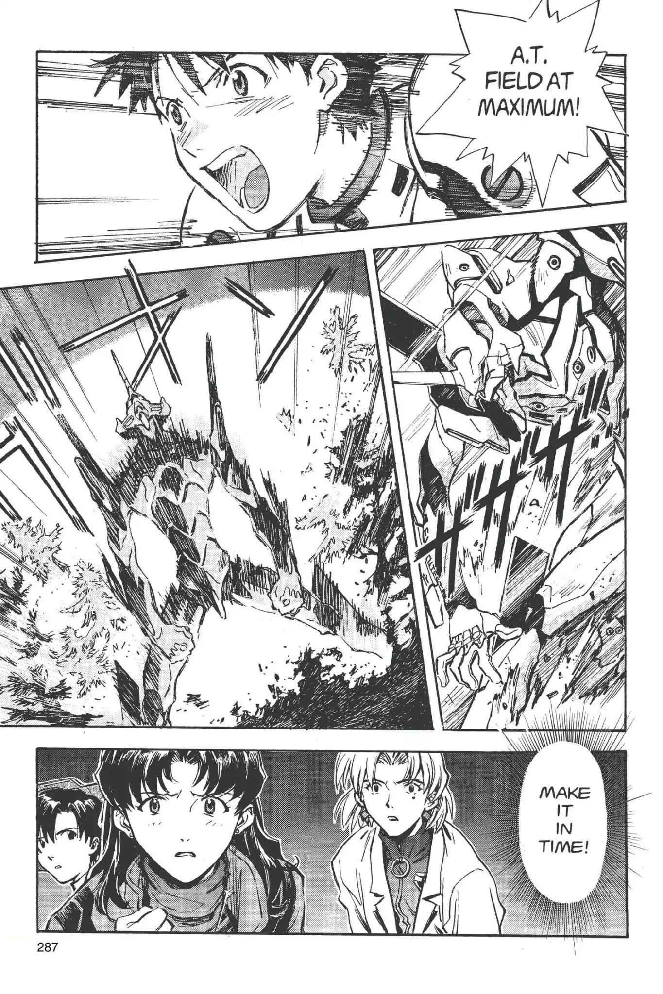Shinseiki Evangelion Chapter 30 page 18 - Chapter 30: Vol.2 Stage 30: Catch the G-shock!