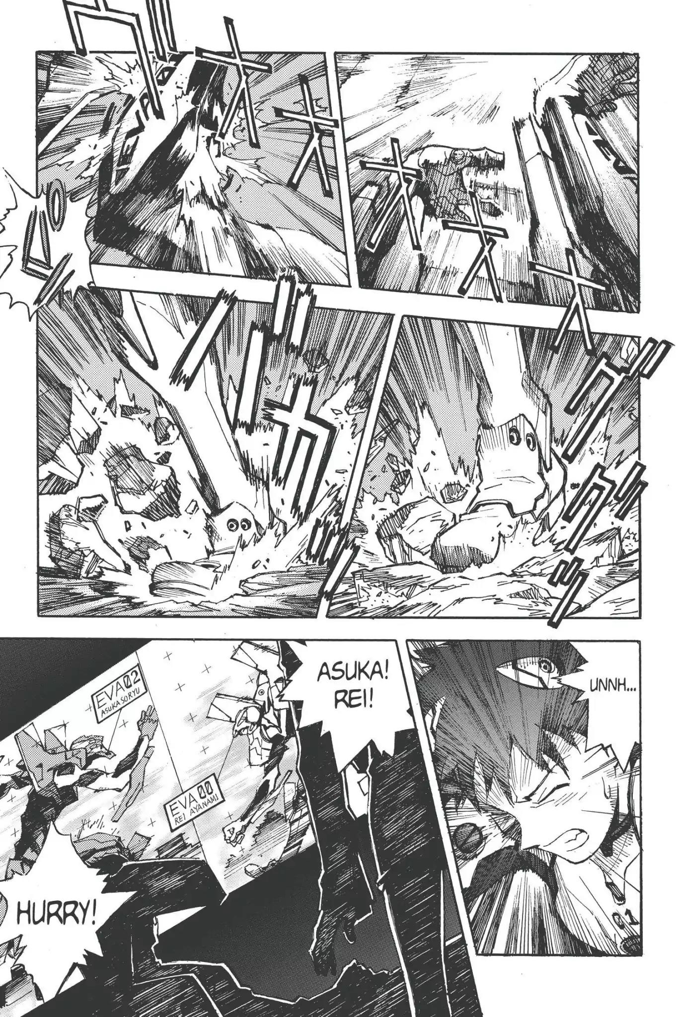 Shinseiki Evangelion Chapter 30 page 22 - Chapter 30: Vol.2 Stage 30: Catch the G-shock!