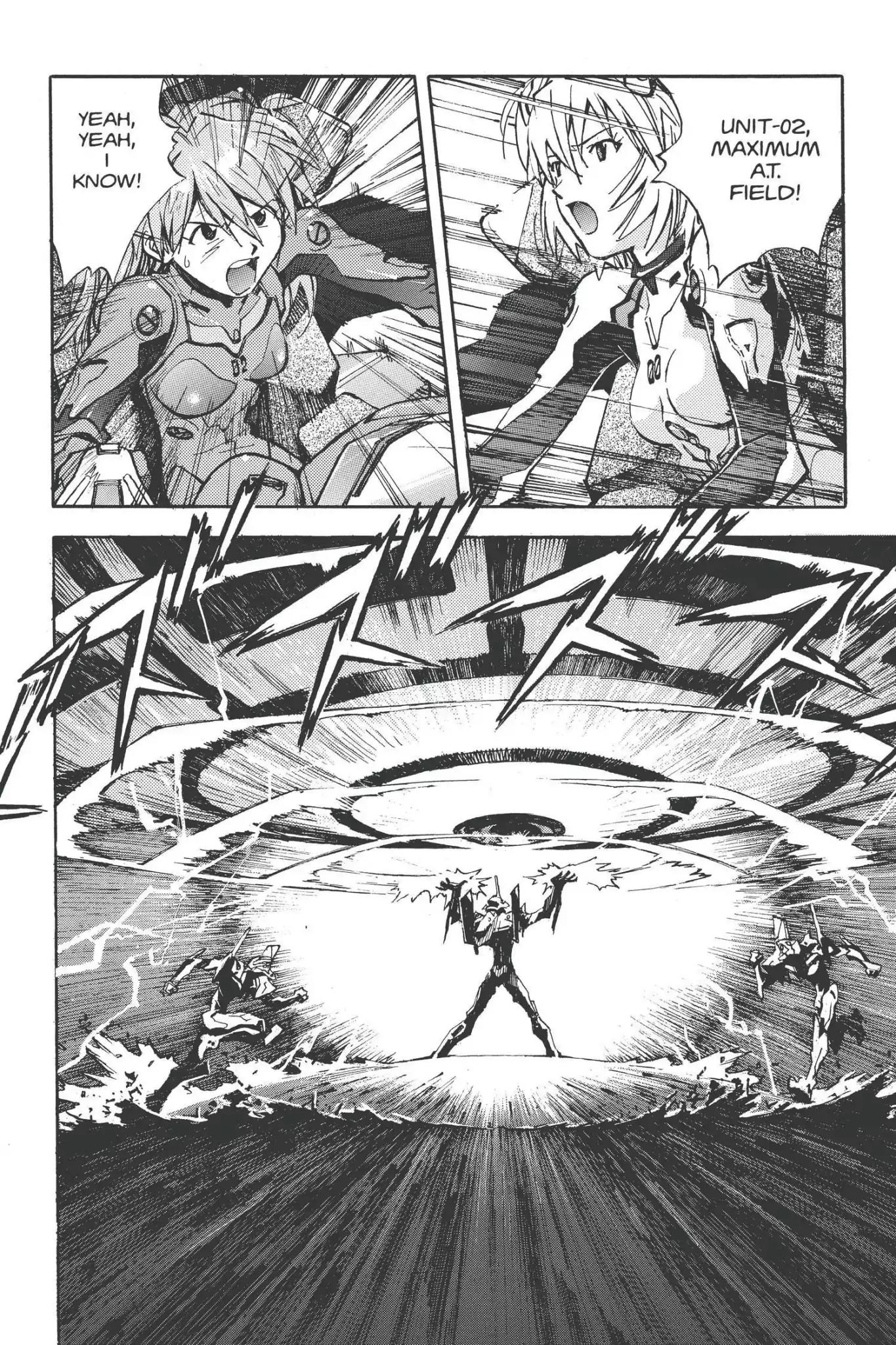 Shinseiki Evangelion Chapter 30 page 23 - Chapter 30: Vol.2 Stage 30: Catch the G-shock!