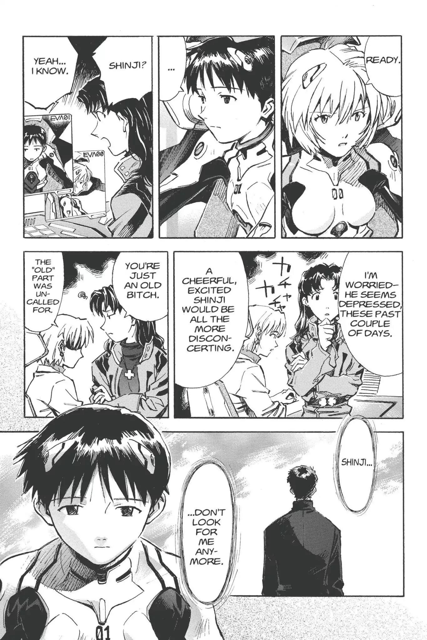 Shinseiki Evangelion Chapter 30 page 8 - Chapter 30: Vol.2 Stage 30: Catch the G-shock!