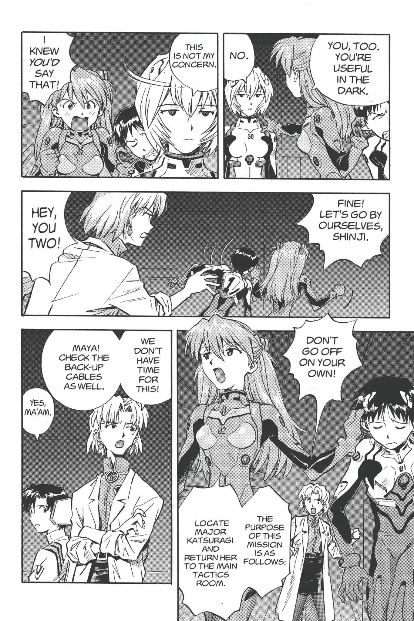 Shinseiki Evangelion Chapter 31 page 12 - Chapter 31: Vol.2 Stage 31: NERV Blackout