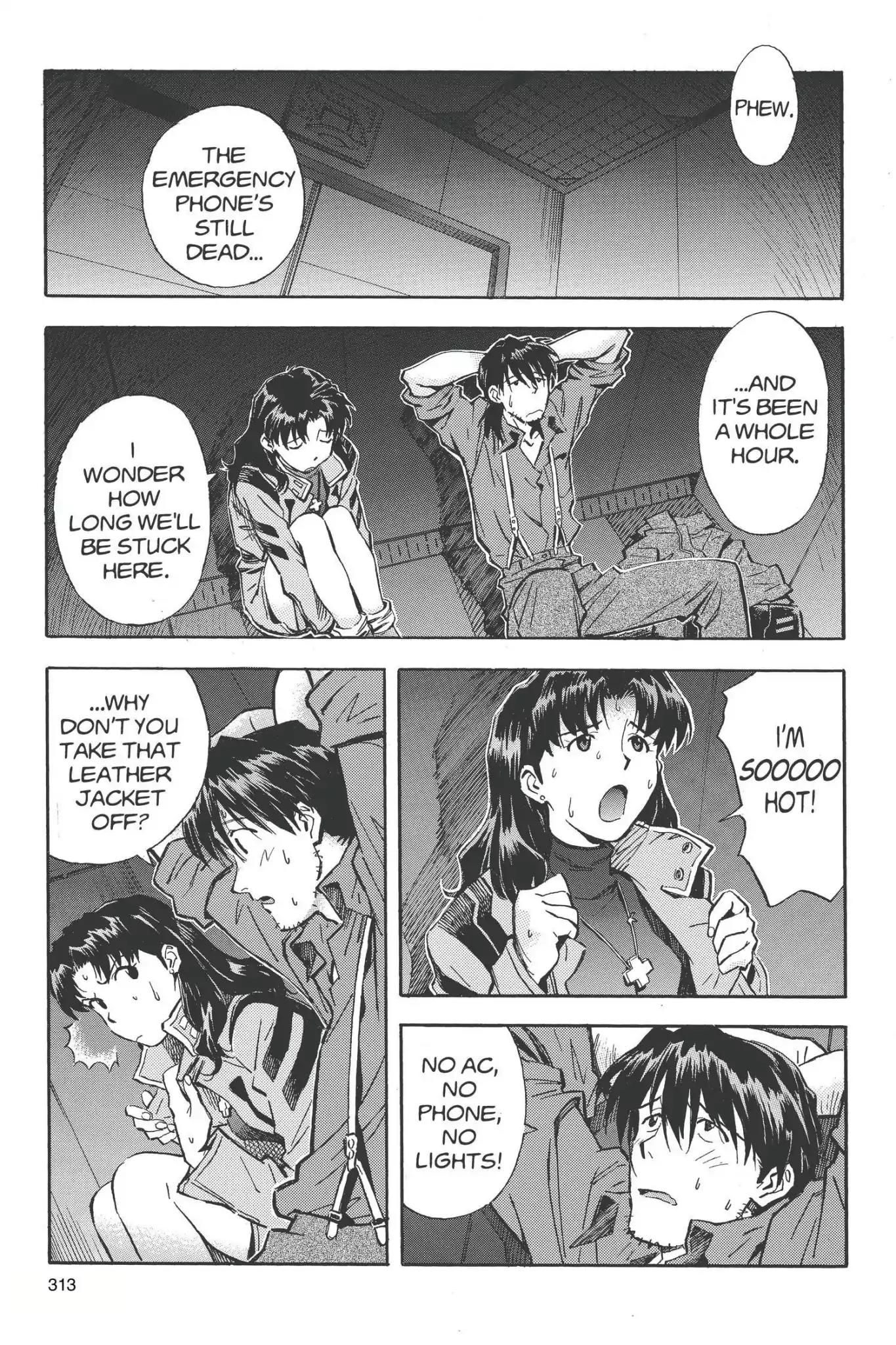 Shinseiki Evangelion Chapter 31 page 13 - Chapter 31: Vol.2 Stage 31: NERV Blackout