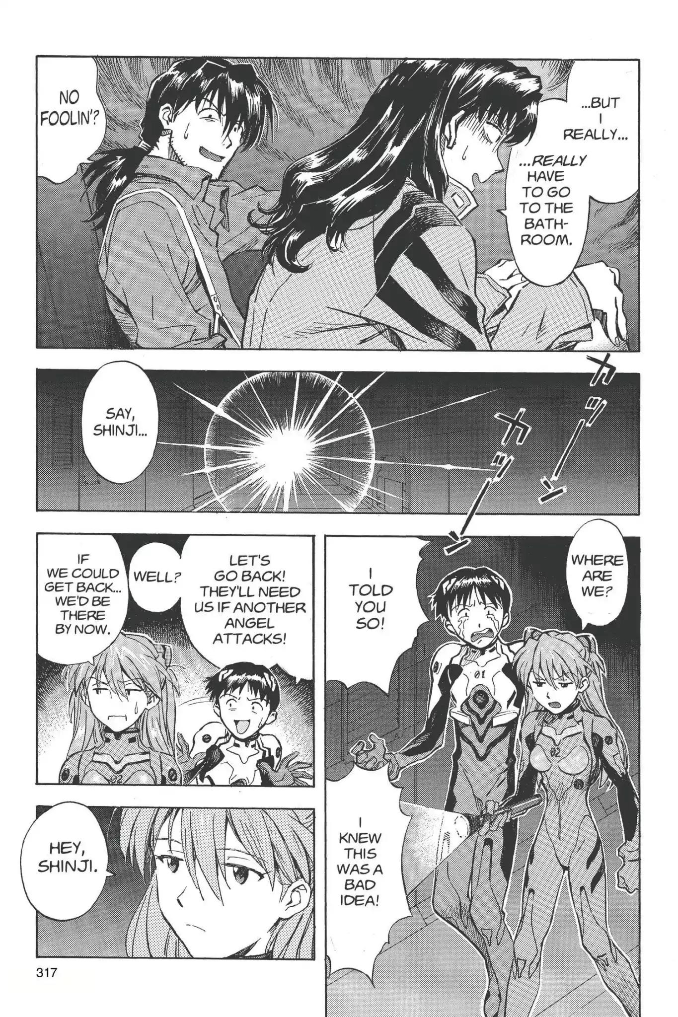 Shinseiki Evangelion Chapter 31 page 17 - Chapter 31: Vol.2 Stage 31: NERV Blackout