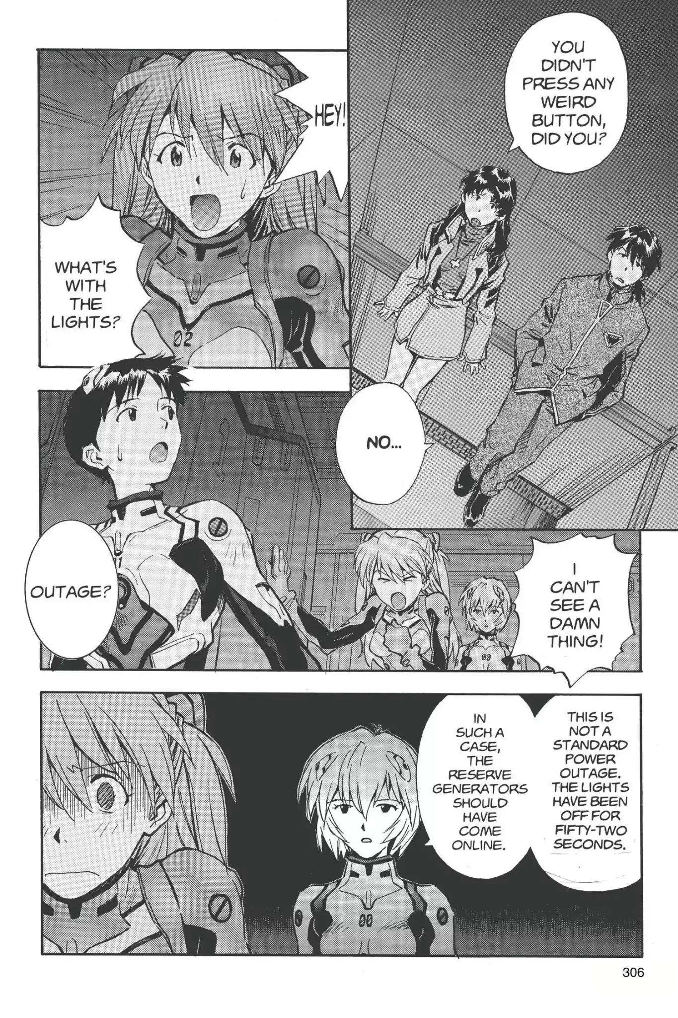Shinseiki Evangelion Chapter 31 page 6 - Chapter 31: Vol.2 Stage 31: NERV Blackout
