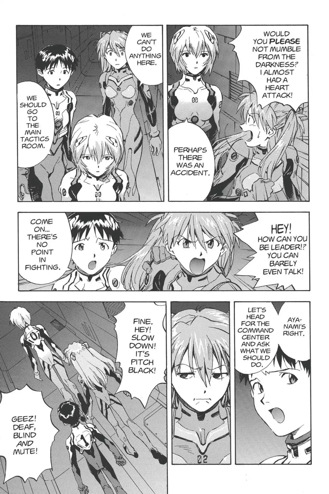 Shinseiki Evangelion Chapter 31 page 7 - Chapter 31: Vol.2 Stage 31: NERV Blackout