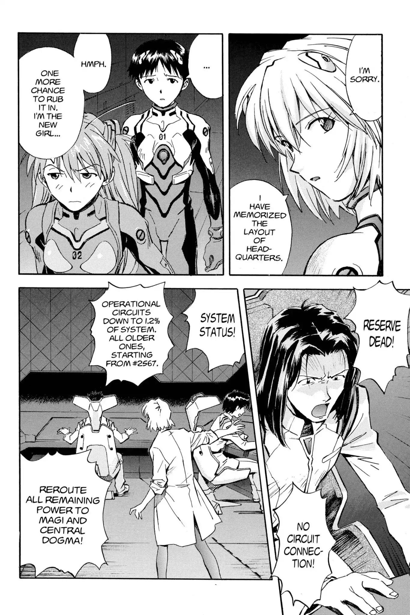 Shinseiki Evangelion Chapter 31 page 8 - Chapter 31: Vol.2 Stage 31: NERV Blackout