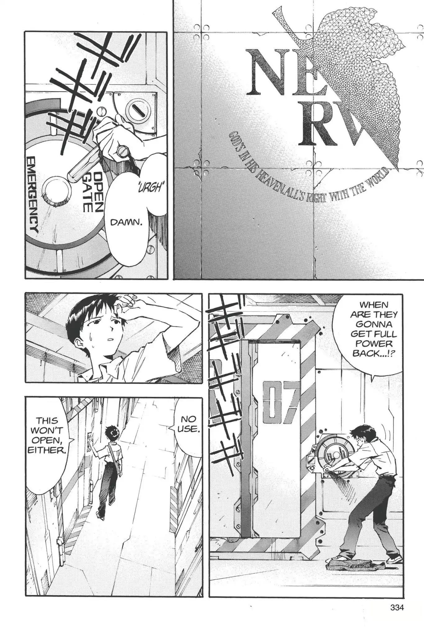 Shinseiki Evangelion Chapter 32 page 10 - Chapter 32: Vol.2 Stage 32: The Abyss of Truth