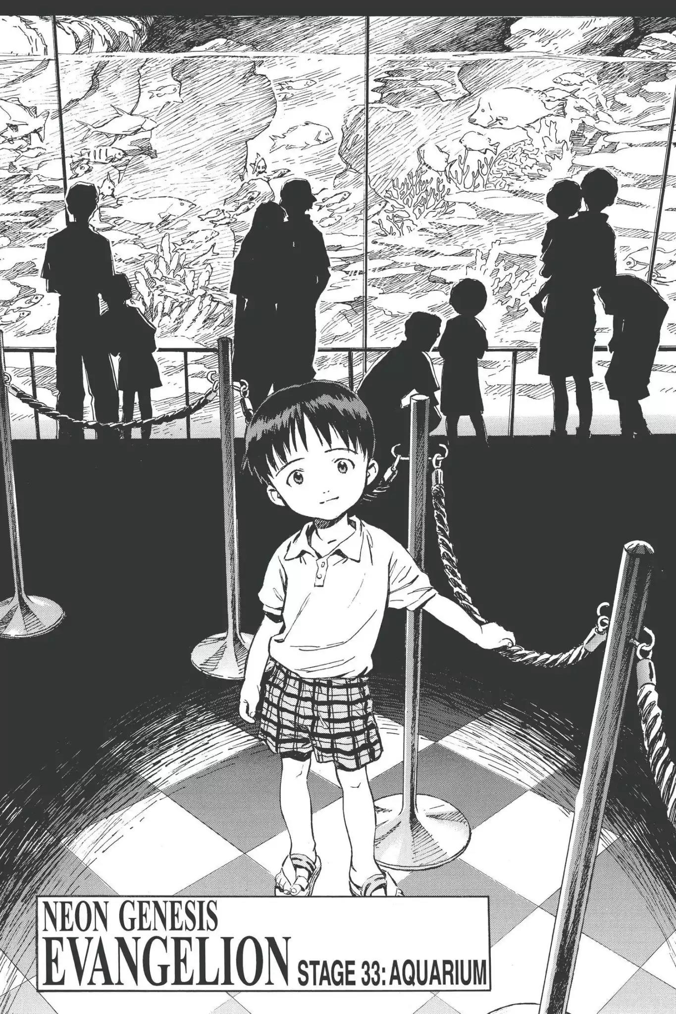 Shinseiki Evangelion Chapter 33 page 1 - Chapter 33: Vol.2 Stage 33: Aquarium