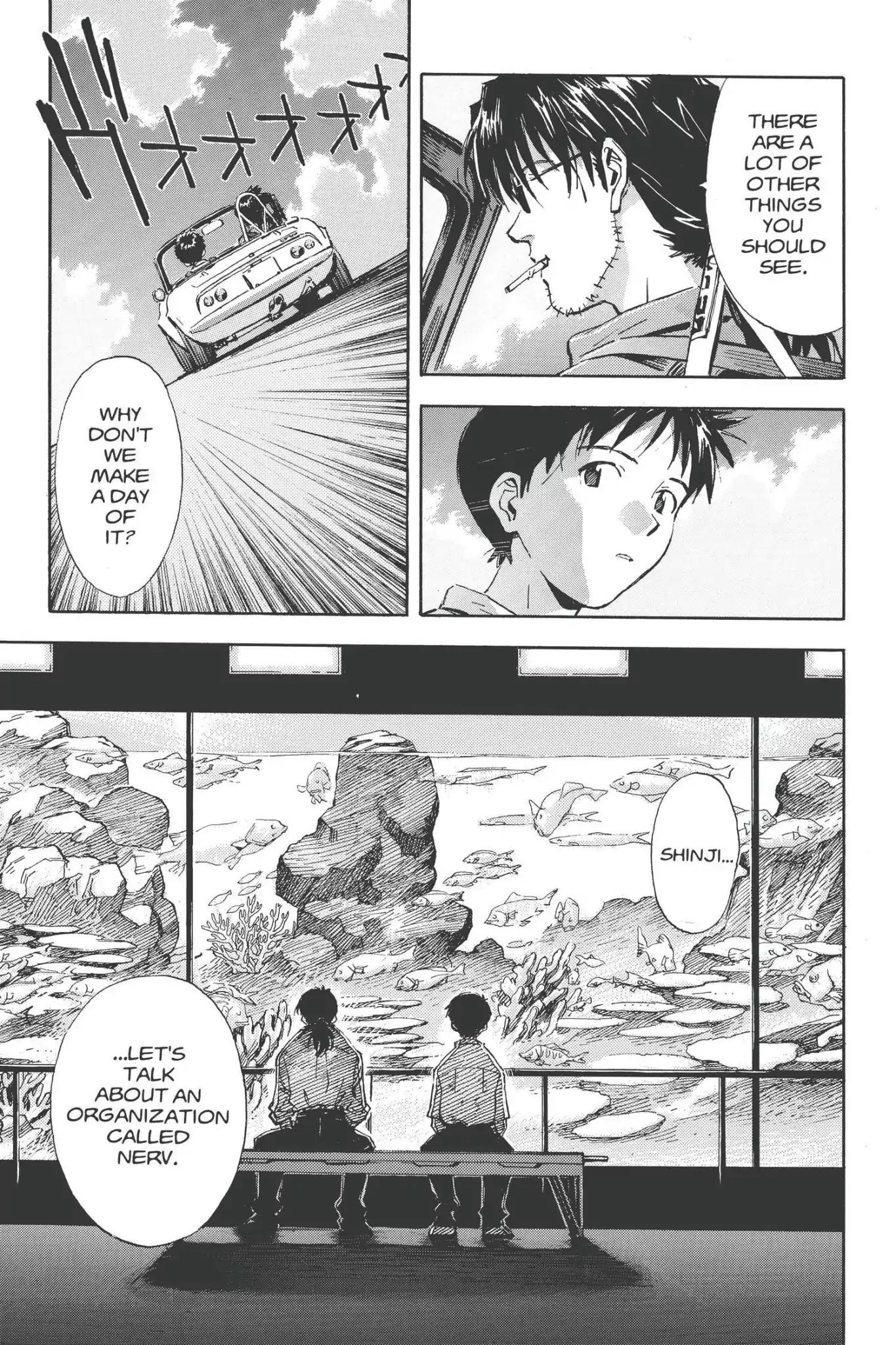 Shinseiki Evangelion Chapter 33 page 13 - Chapter 33: Vol.2 Stage 33: Aquarium