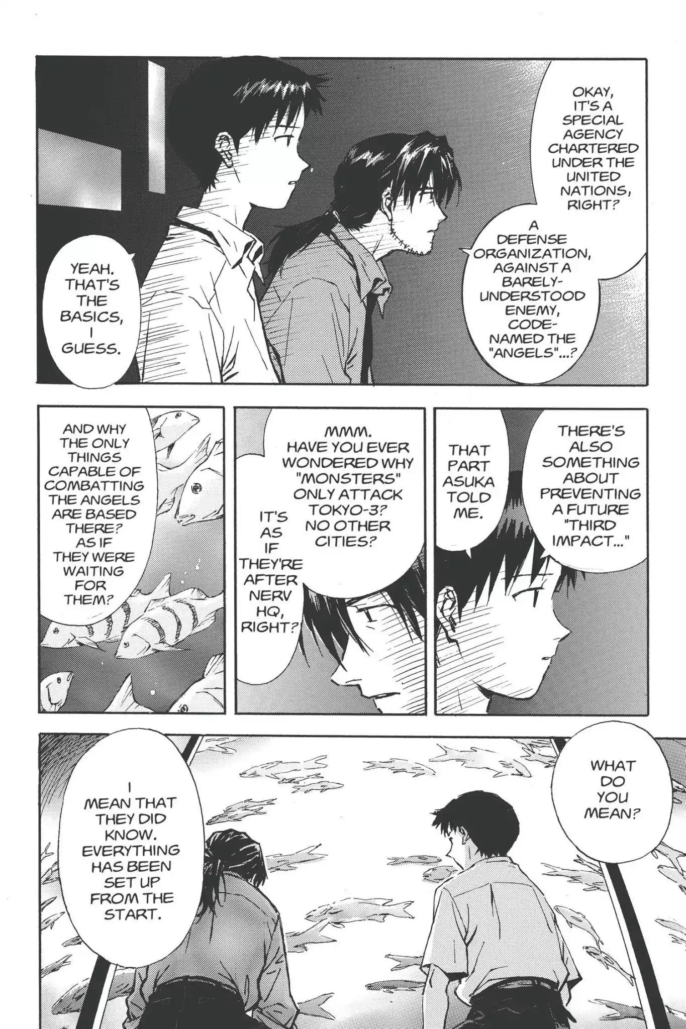 Shinseiki Evangelion Chapter 33 page 14 - Chapter 33: Vol.2 Stage 33: Aquarium