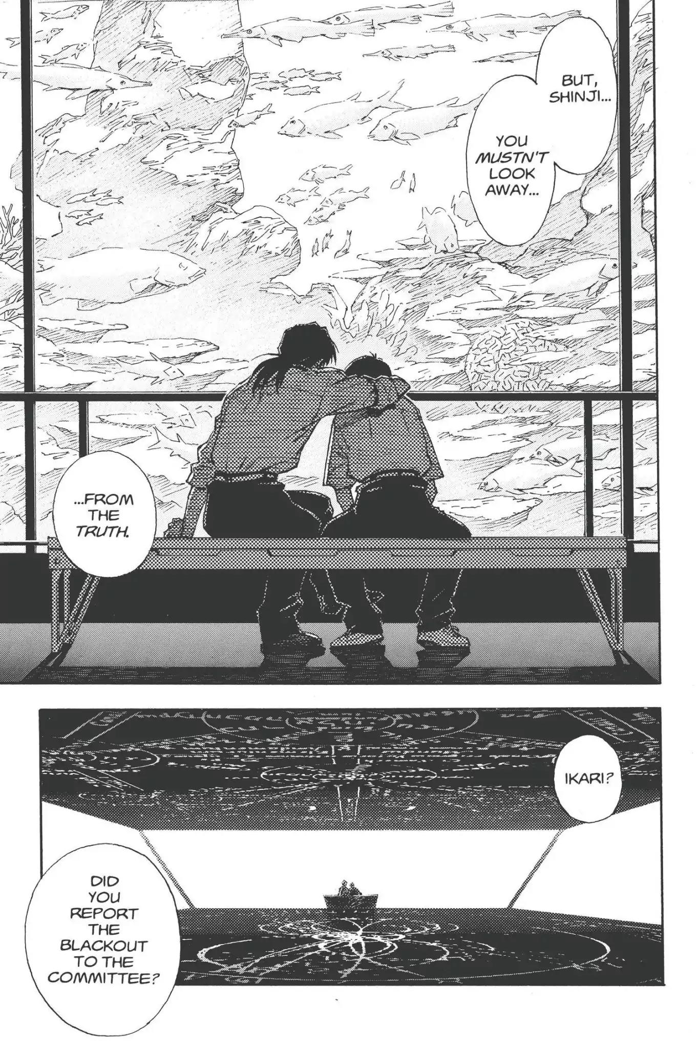 Shinseiki Evangelion Chapter 33 page 21 - Chapter 33: Vol.2 Stage 33: Aquarium