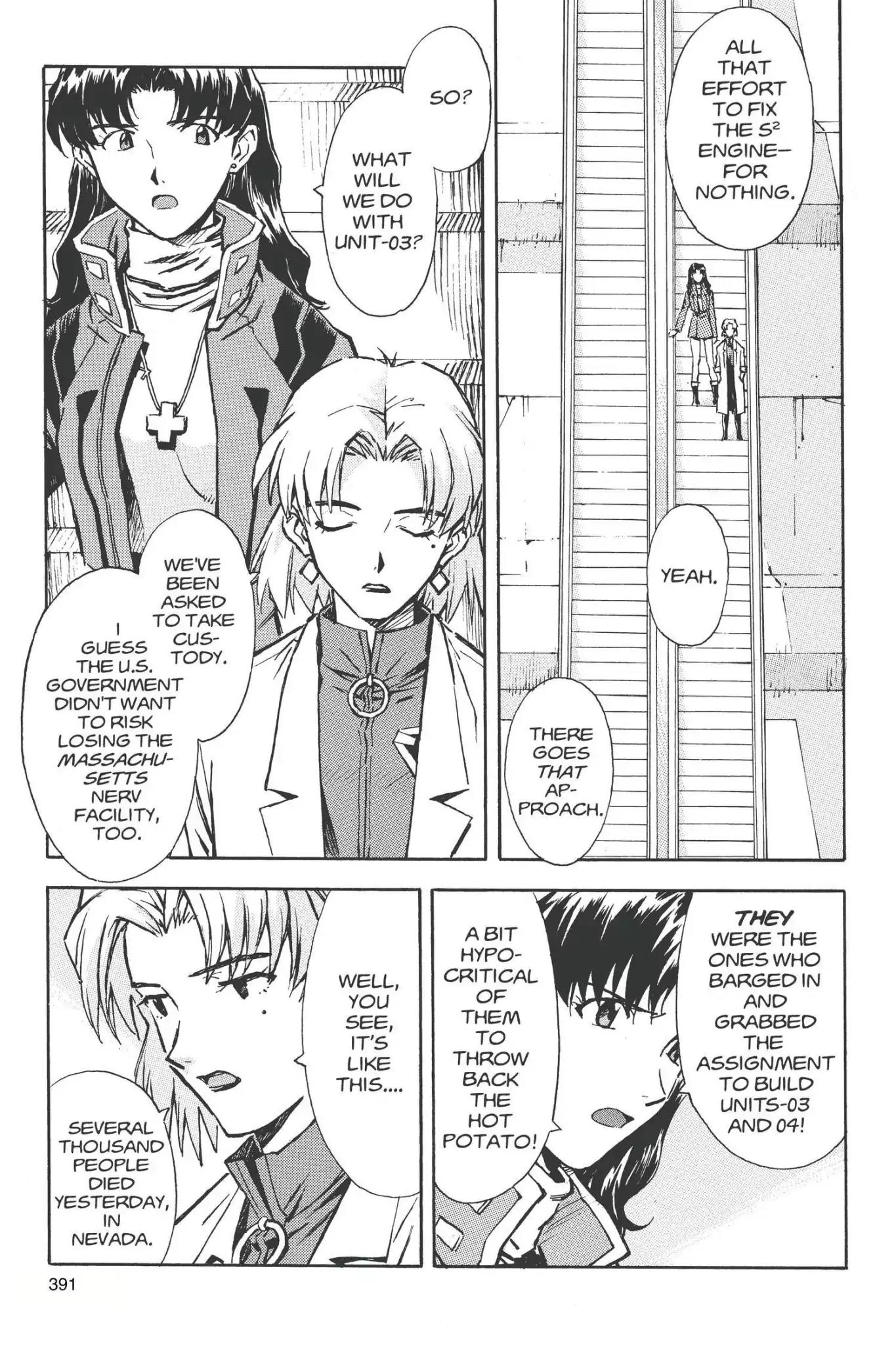 Shinseiki Evangelion Chapter 34 page 13 - Chapter 34: Vol.2 Stage 34: The Fourth Child