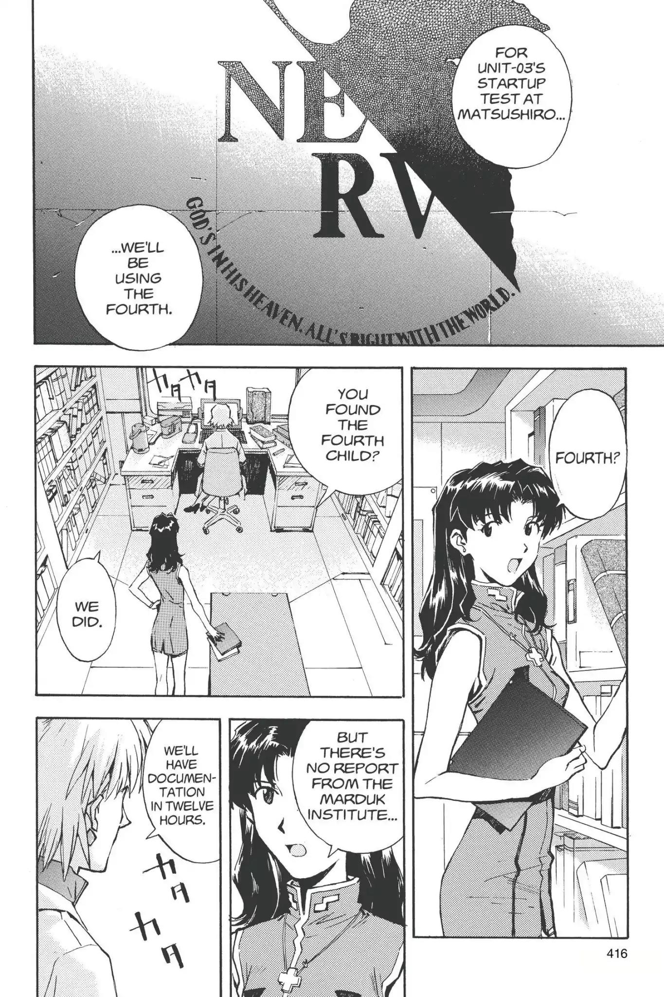 Shinseiki Evangelion Chapter 34 page 38 - Chapter 34: Vol.2 Stage 34: The Fourth Child