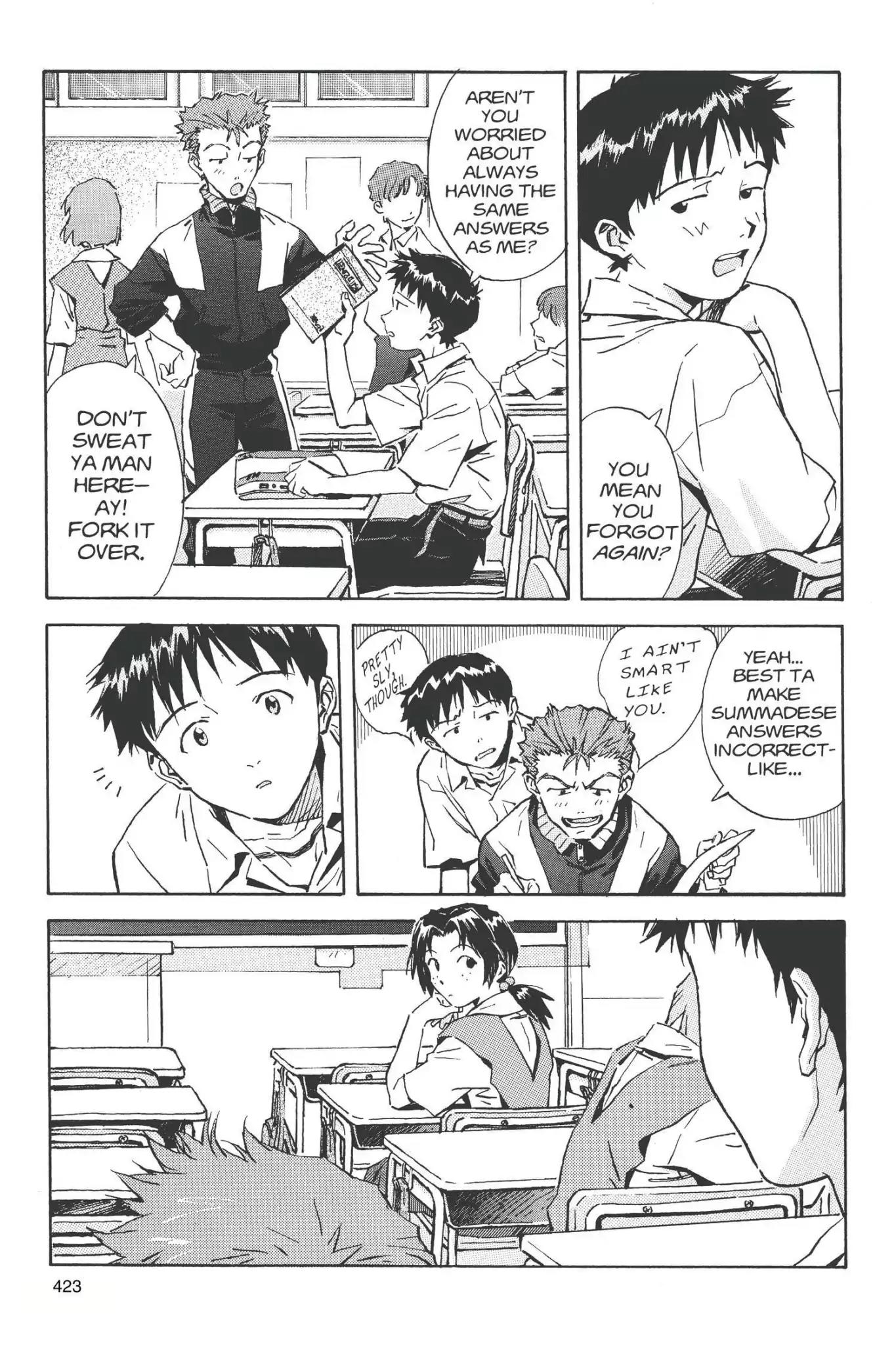 Shinseiki Evangelion Chapter 35 page 5 - Chapter 35: Vol.2 Stage 35: Light, Then Shadow