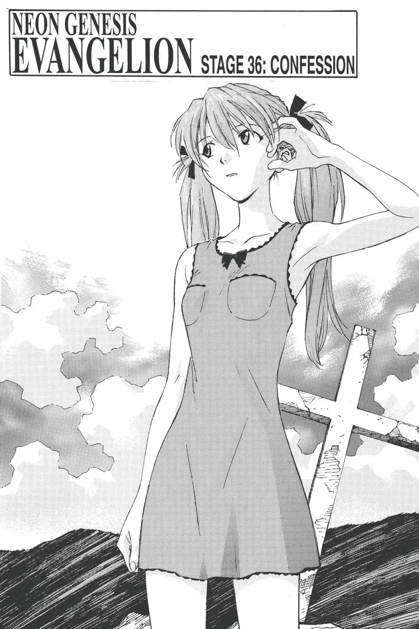 Shinseiki Evangelion Chapter 36 page 1 - Chapter 36: Vol.2 Stage 36: Confession