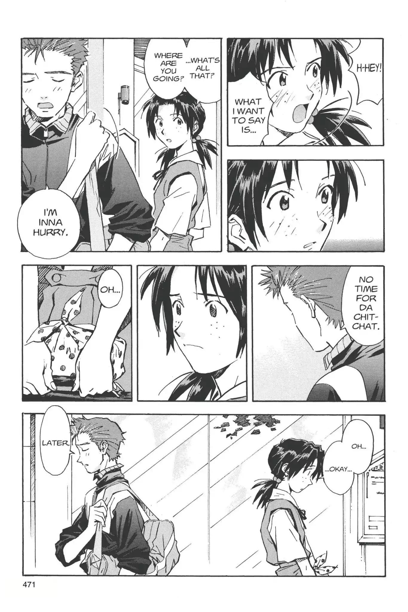 Shinseiki Evangelion Chapter 37 page 5 - Chapter 37: Vol.2 Stage 37: The Gift