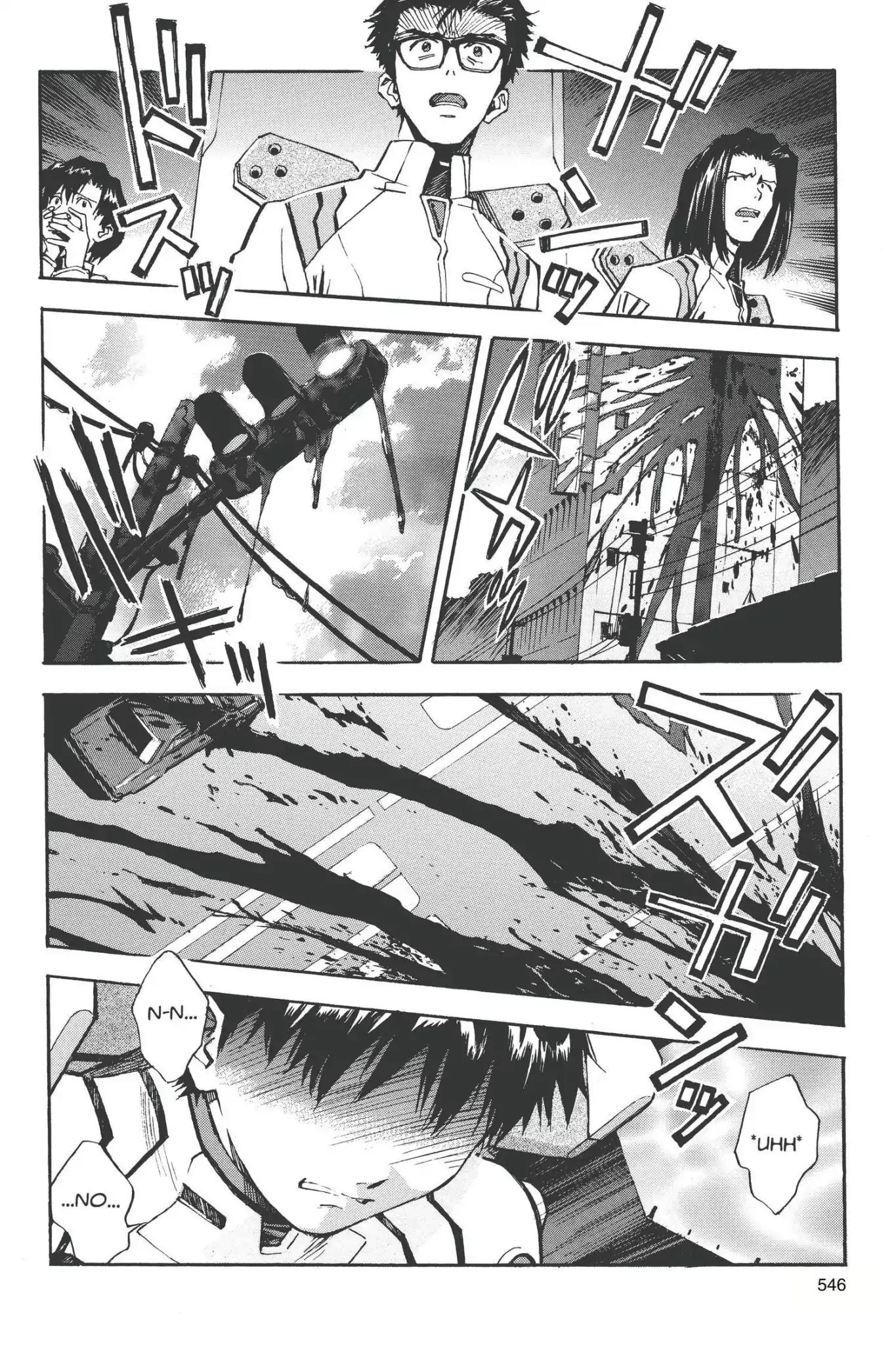 Shinseiki Evangelion Chapter 40 page 12 - Chapter 40: Vol.2 Stage 40: Staining the Twilight Black
