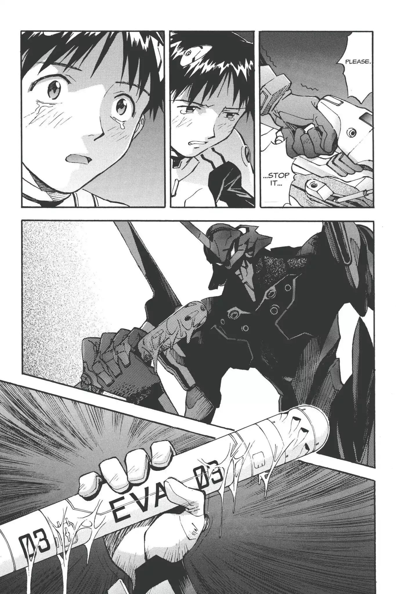 Shinseiki Evangelion Chapter 40 page 13 - Chapter 40: Vol.2 Stage 40: Staining the Twilight Black