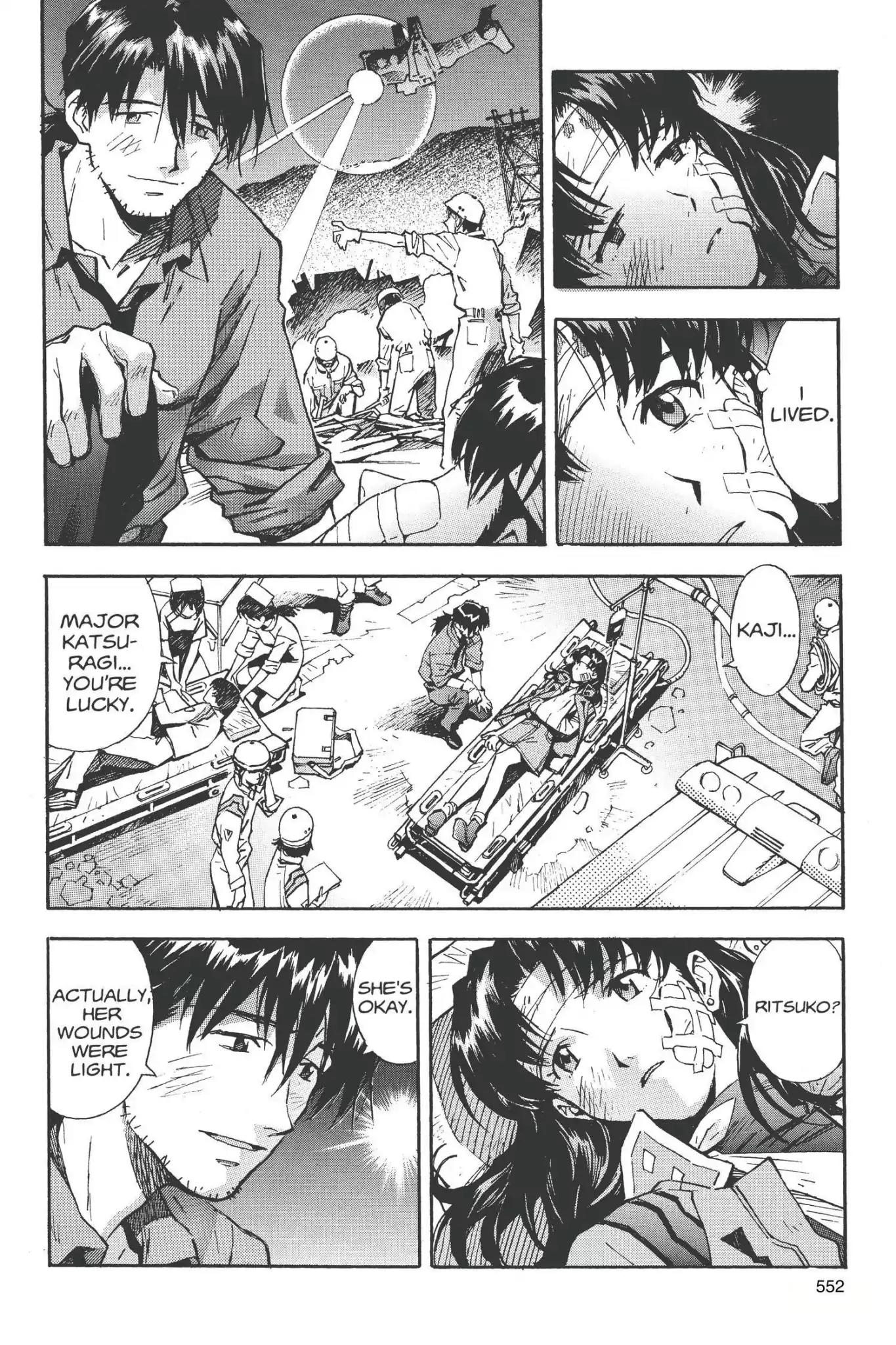 Shinseiki Evangelion Chapter 40 page 18 - Chapter 40: Vol.2 Stage 40: Staining the Twilight Black