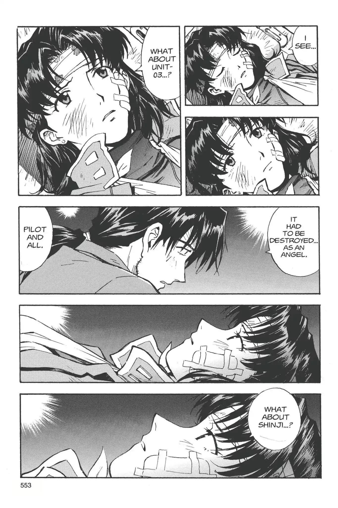 Shinseiki Evangelion Chapter 40 page 19 - Chapter 40: Vol.2 Stage 40: Staining the Twilight Black