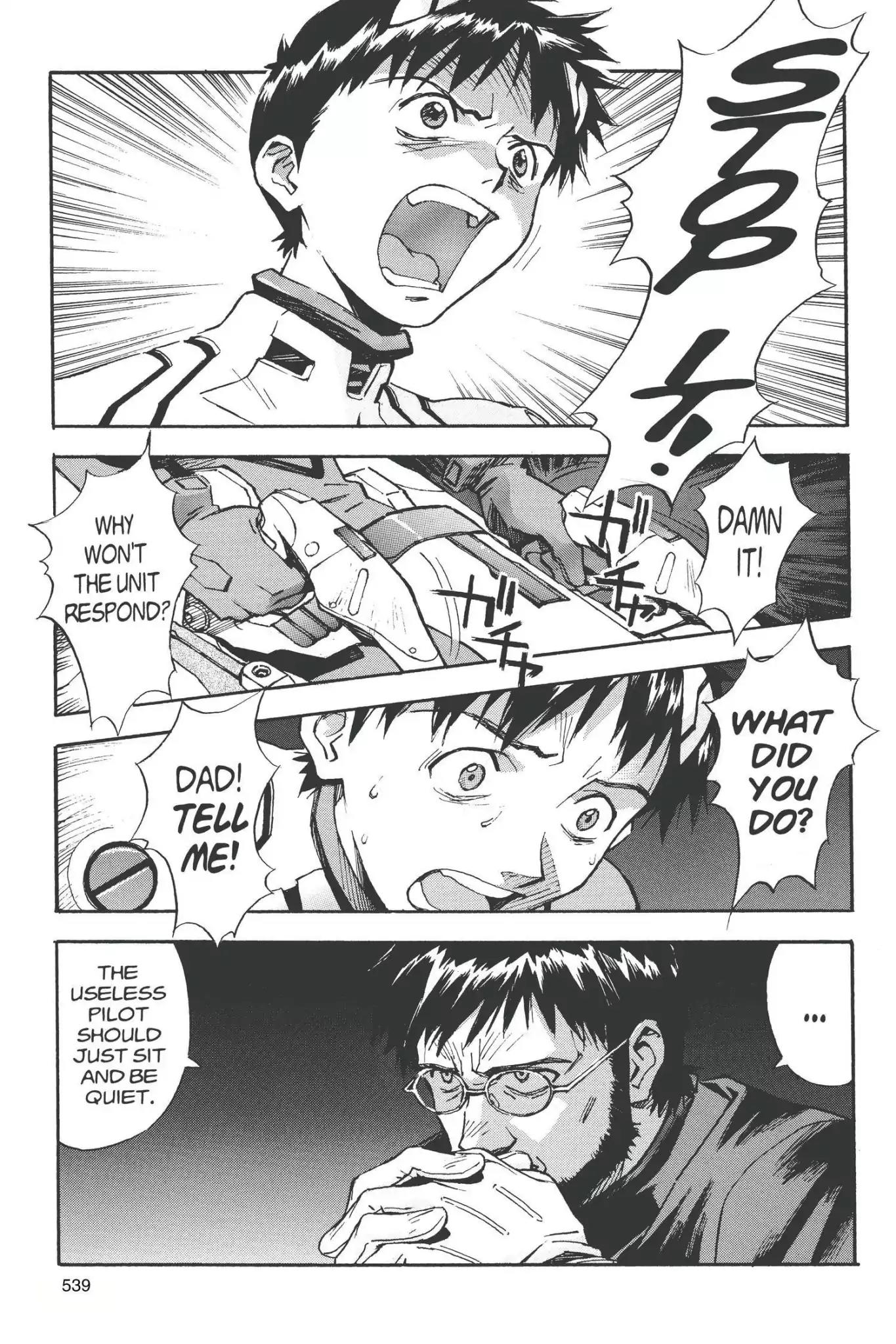Shinseiki Evangelion Chapter 40 page 5 - Chapter 40: Vol.2 Stage 40: Staining the Twilight Black