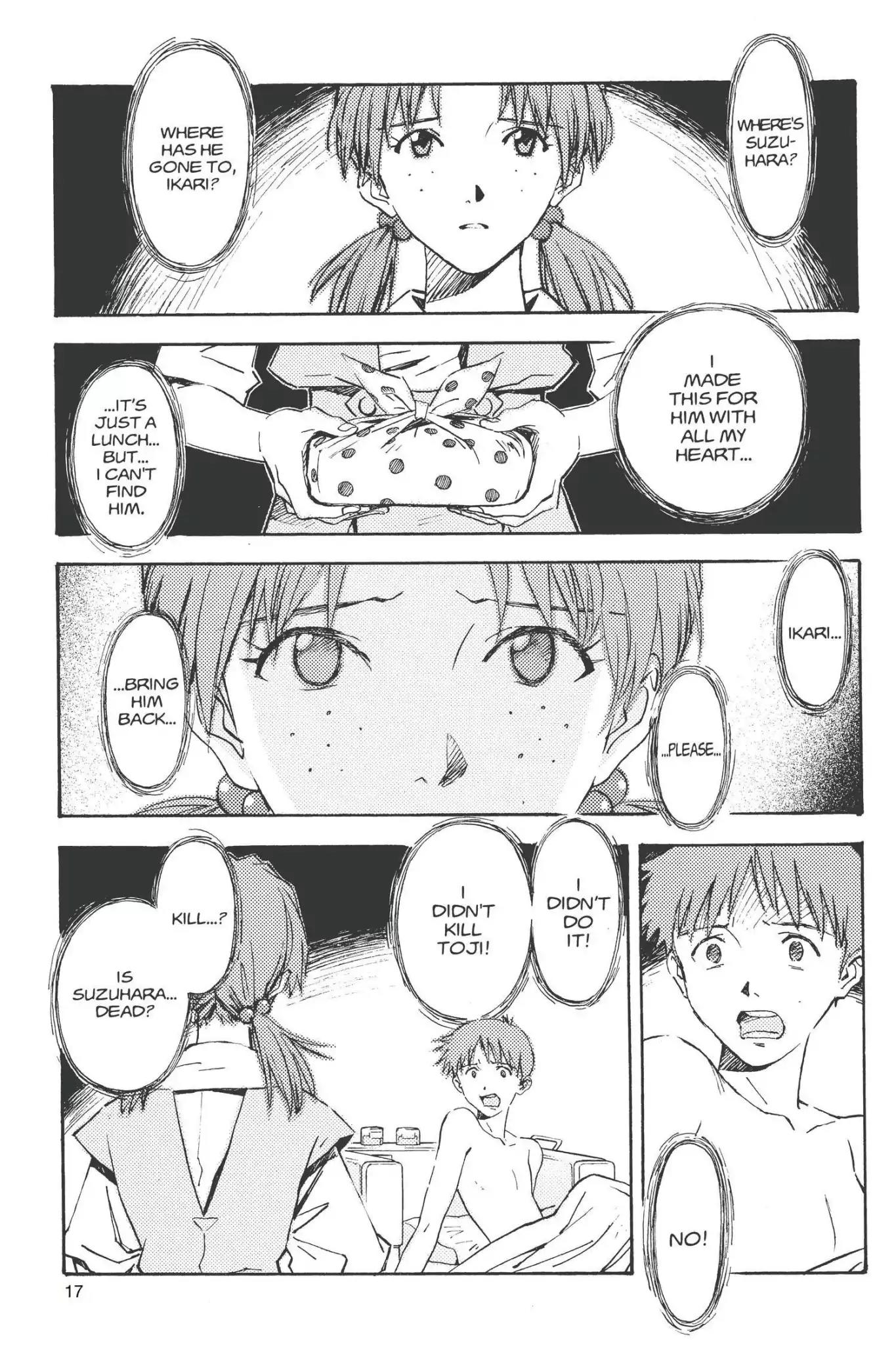 Shinseiki Evangelion Chapter 41 page 21 - Chapter 41: Vol.3 Stage 41: Fist
