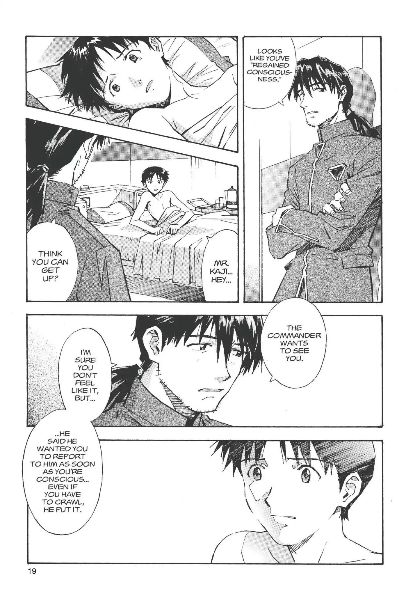 Shinseiki Evangelion Chapter 41 page 23 - Chapter 41: Vol.3 Stage 41: Fist