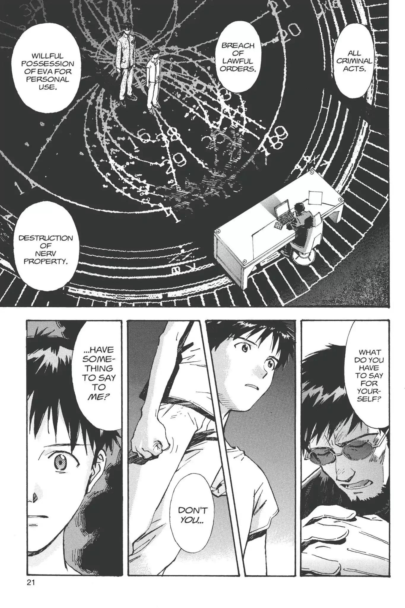 Shinseiki Evangelion Chapter 41 page 25 - Chapter 41: Vol.3 Stage 41: Fist