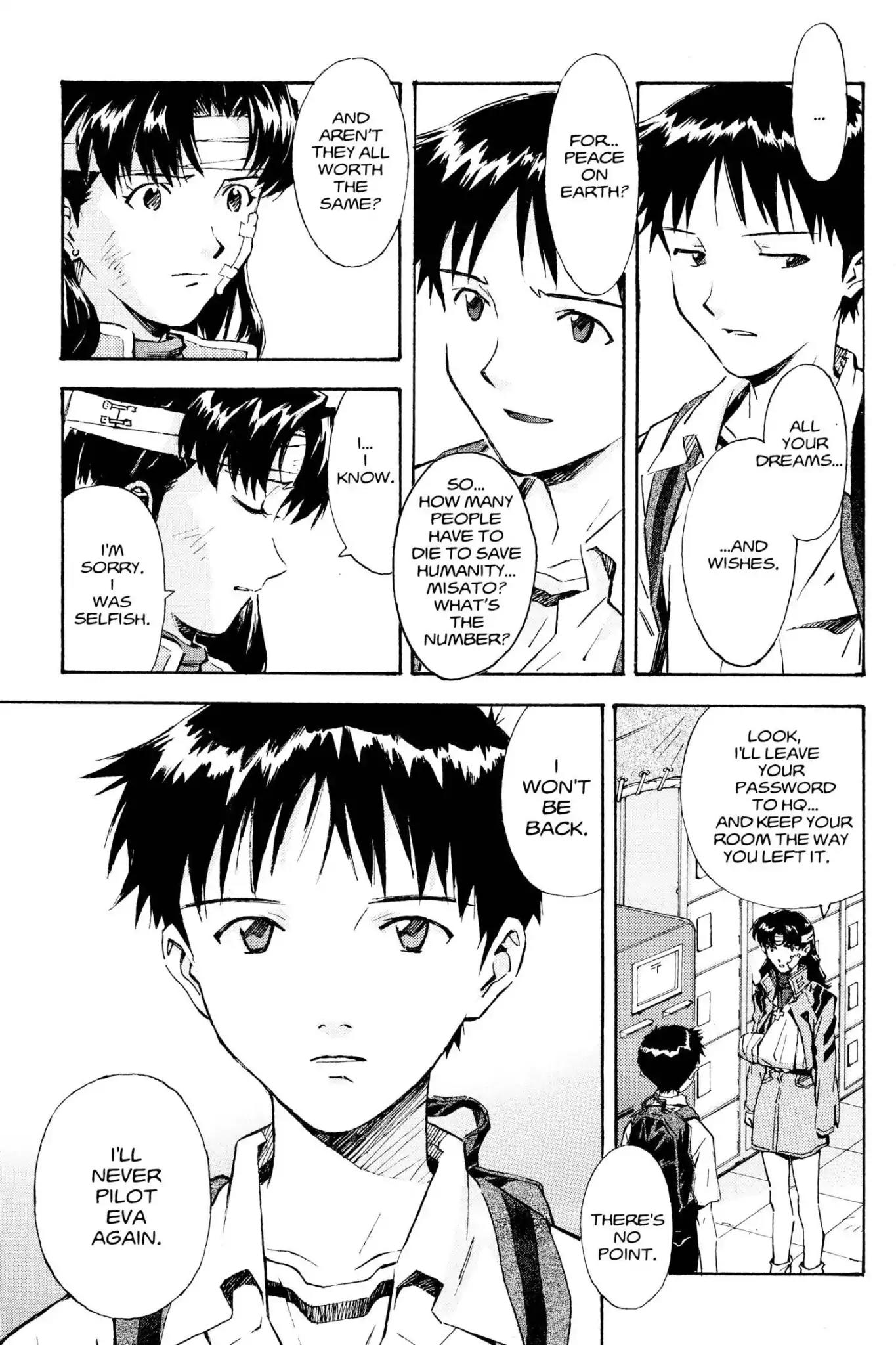 Shinseiki Evangelion Chapter 41 page 33 - Chapter 41: Vol.3 Stage 41: Fist