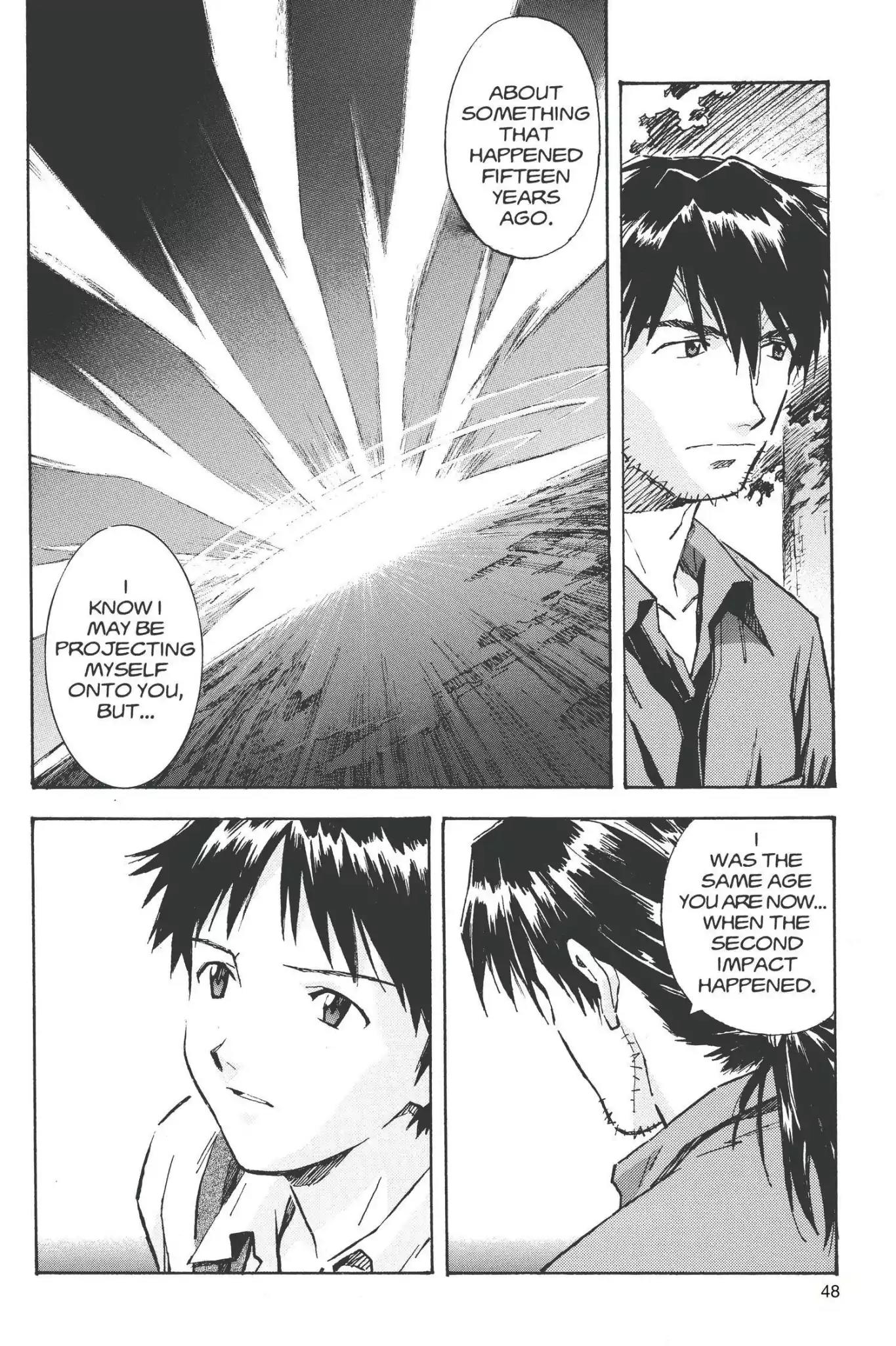 Shinseiki Evangelion Chapter 42 page 18 - Chapter 42: Vol.3 Stage 42: Ashen Skies