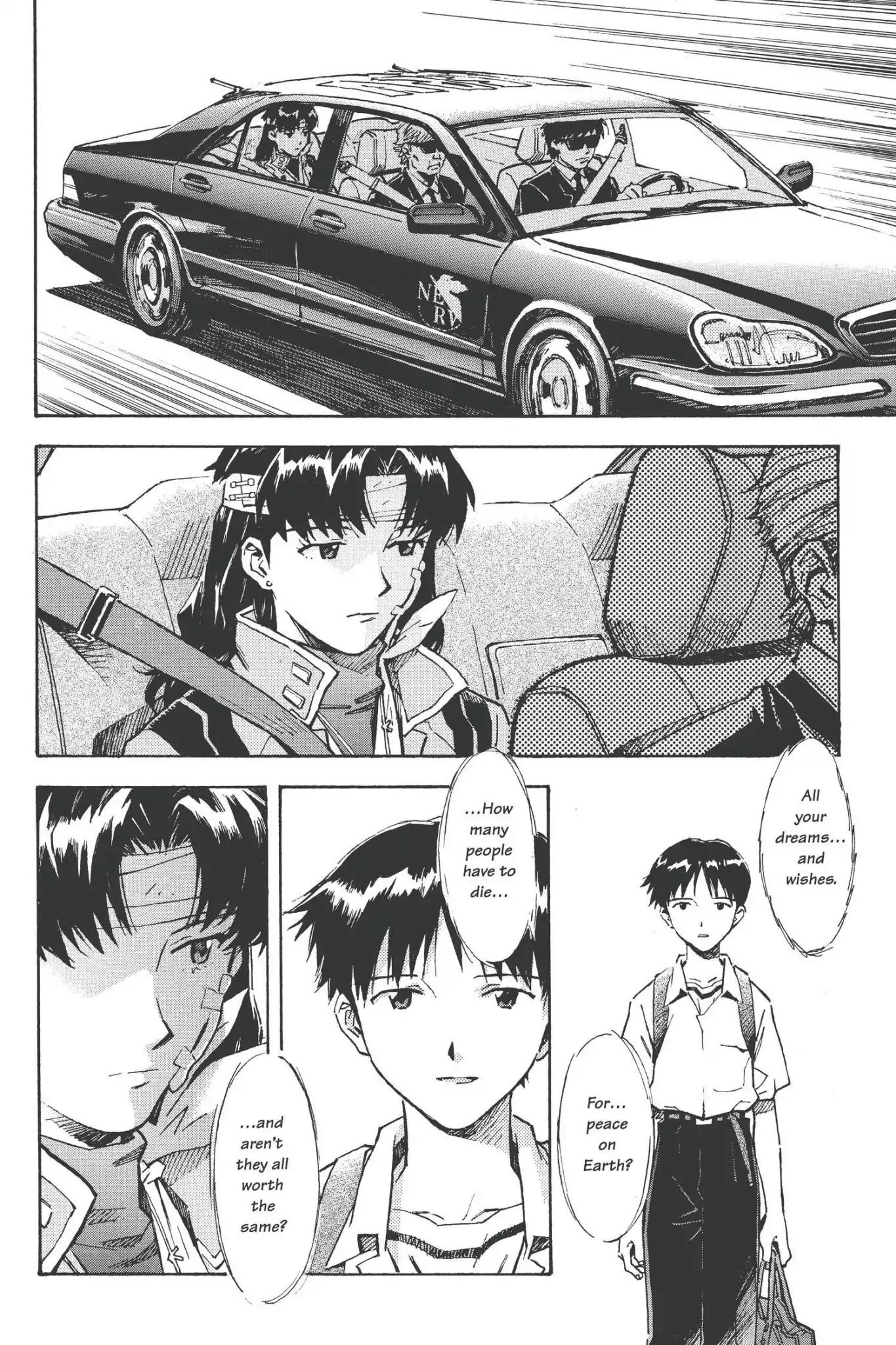 Shinseiki Evangelion Chapter 42 page 2 - Chapter 42: Vol.3 Stage 42: Ashen Skies