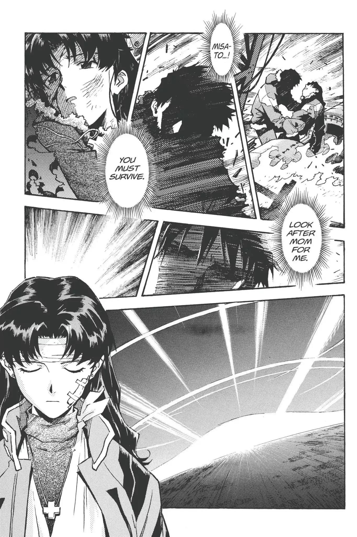 Shinseiki Evangelion Chapter 42 page 3 - Chapter 42: Vol.3 Stage 42: Ashen Skies