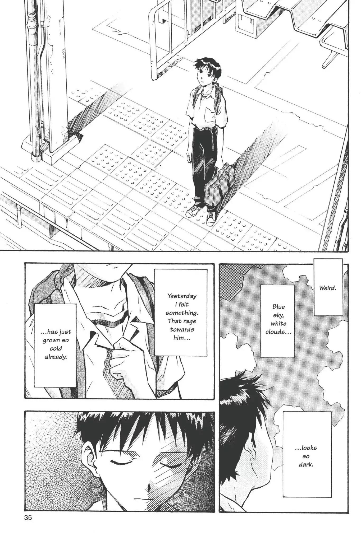 Shinseiki Evangelion Chapter 42 page 5 - Chapter 42: Vol.3 Stage 42: Ashen Skies