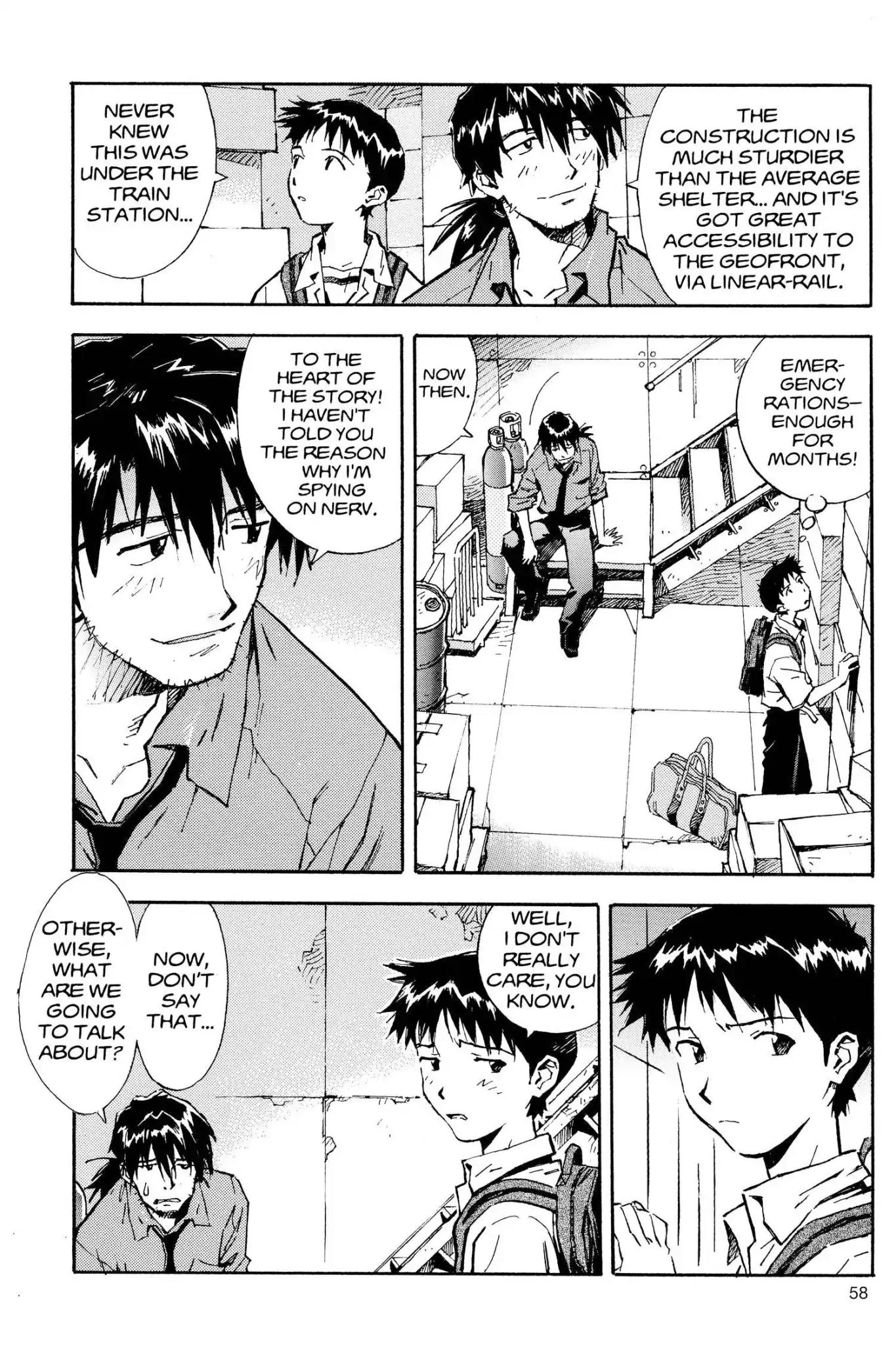 Shinseiki Evangelion Chapter 43 page 10 - Chapter 43: Vol.3 Stage 43: Cross-Examination