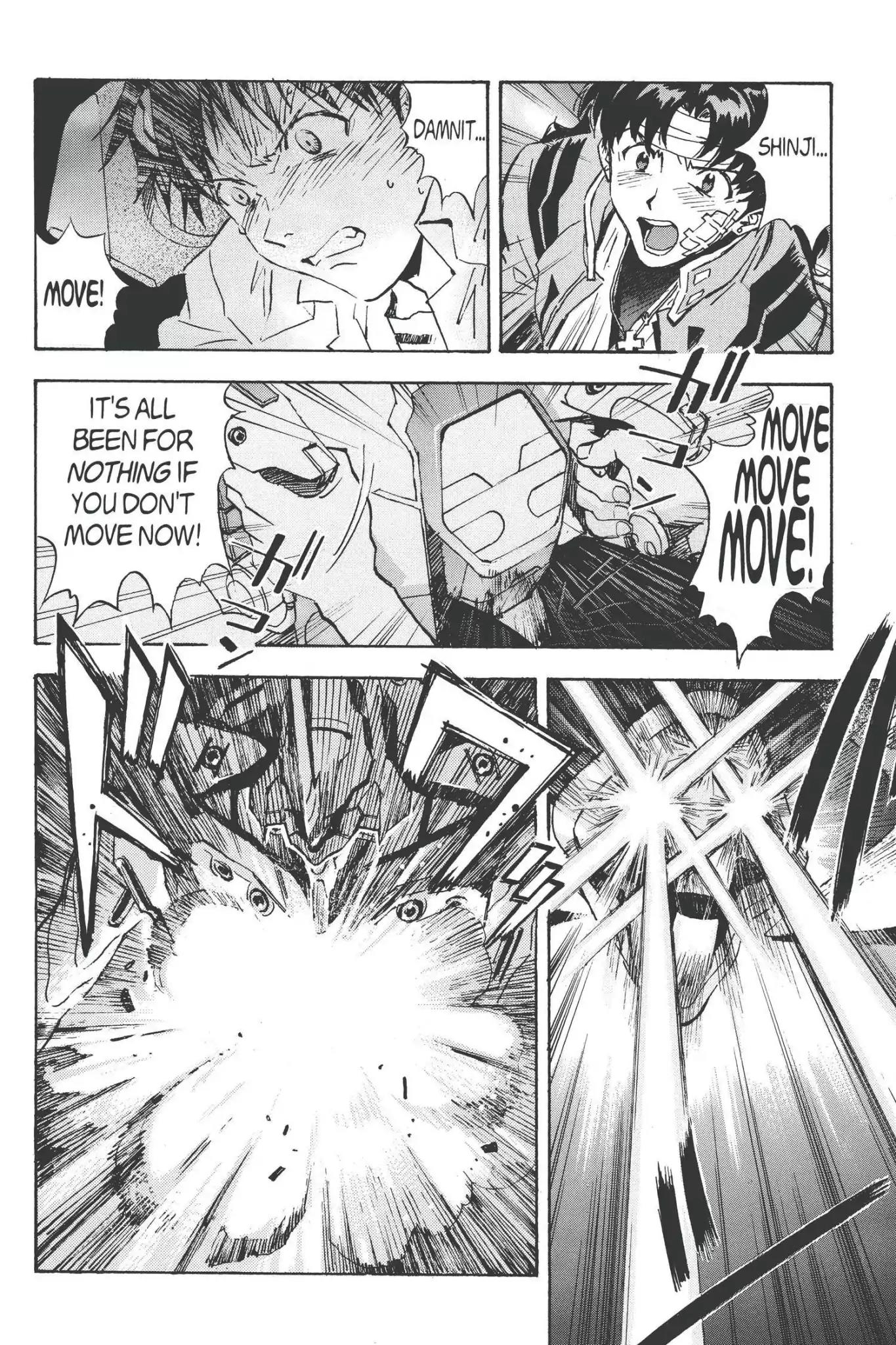 Shinseiki Evangelion Chapter 46 page 14 - Chapter 46-p1: Vol.3 Stage 46: The Awakening, Part 1