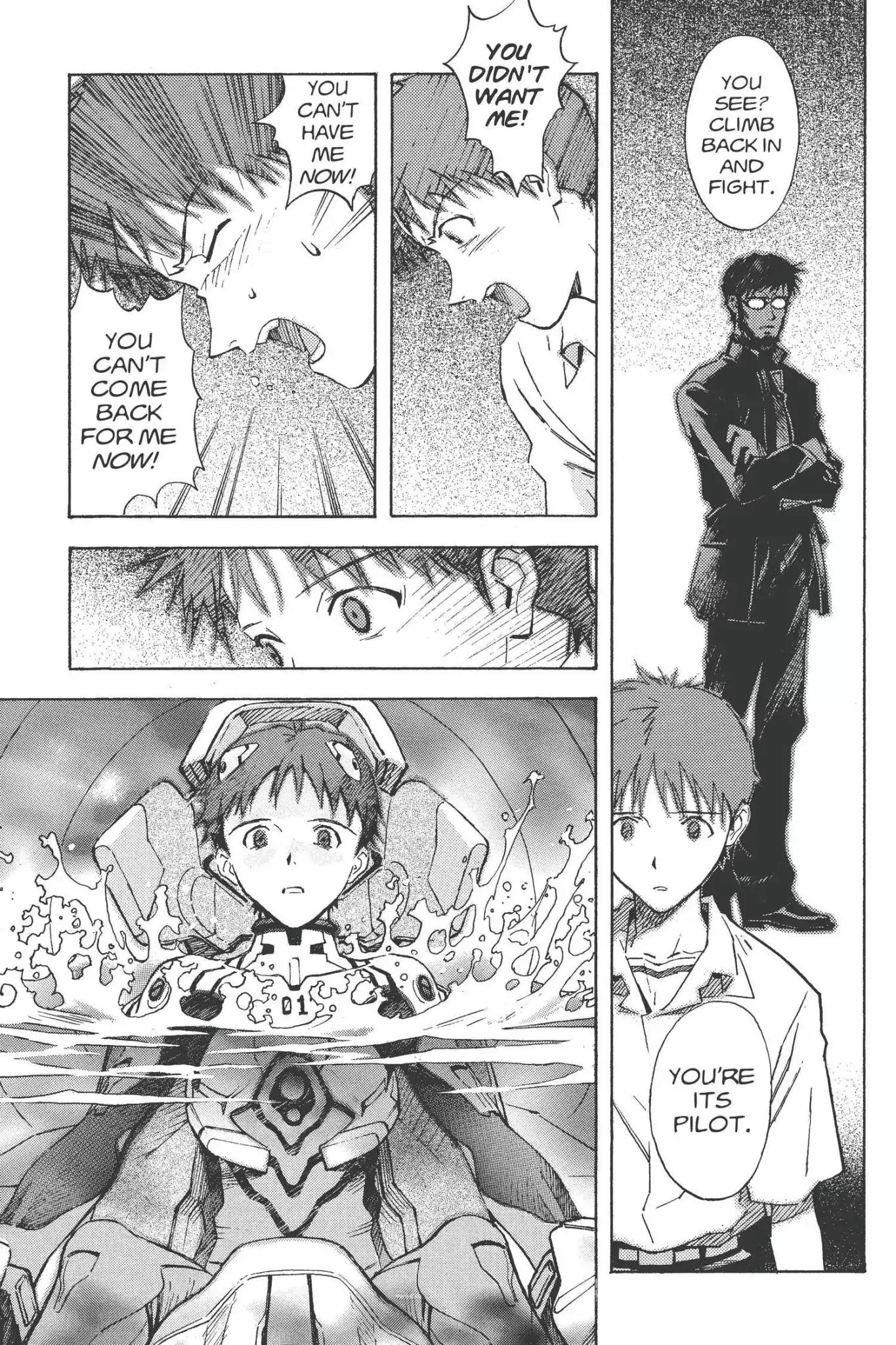 Shinseiki Evangelion Chapter 49 page 12 - Chapter 49: Vol.3 Stage 49: ...Kiss.