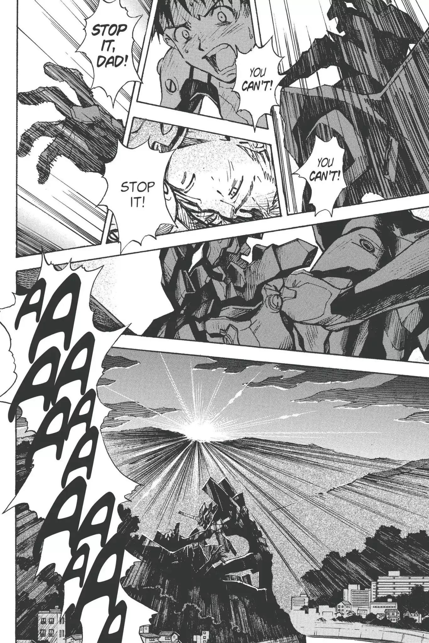 Shinseiki Evangelion Chapter 49 page 13 - Chapter 49: Vol.3 Stage 49: ...Kiss.