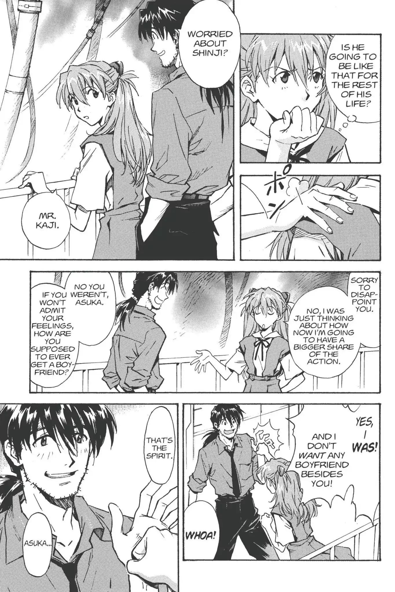 Shinseiki Evangelion Chapter 49 page 18 - Chapter 49: Vol.3 Stage 49: ...Kiss.