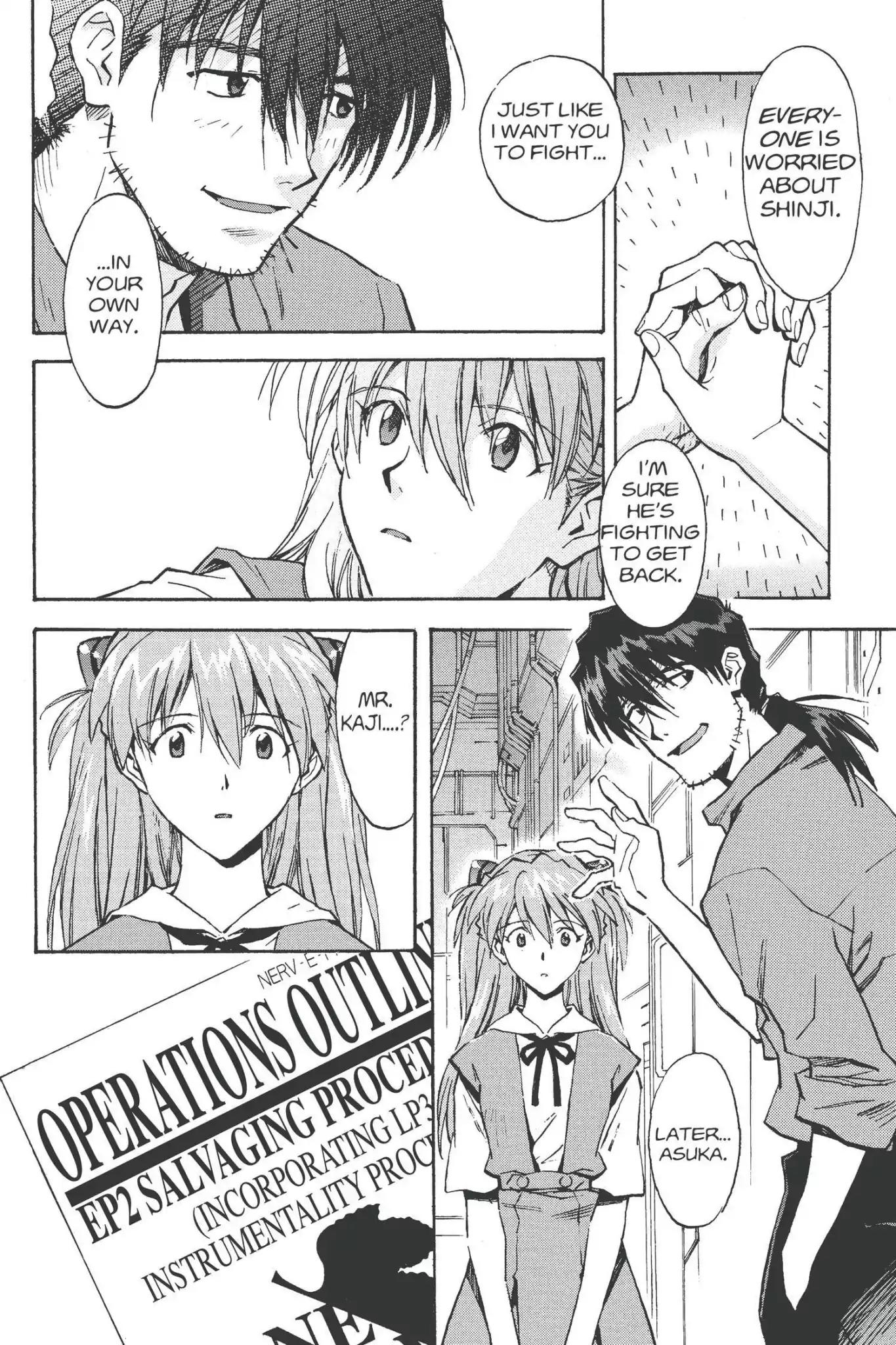 Shinseiki Evangelion Chapter 49 page 19 - Chapter 49: Vol.3 Stage 49: ...Kiss.