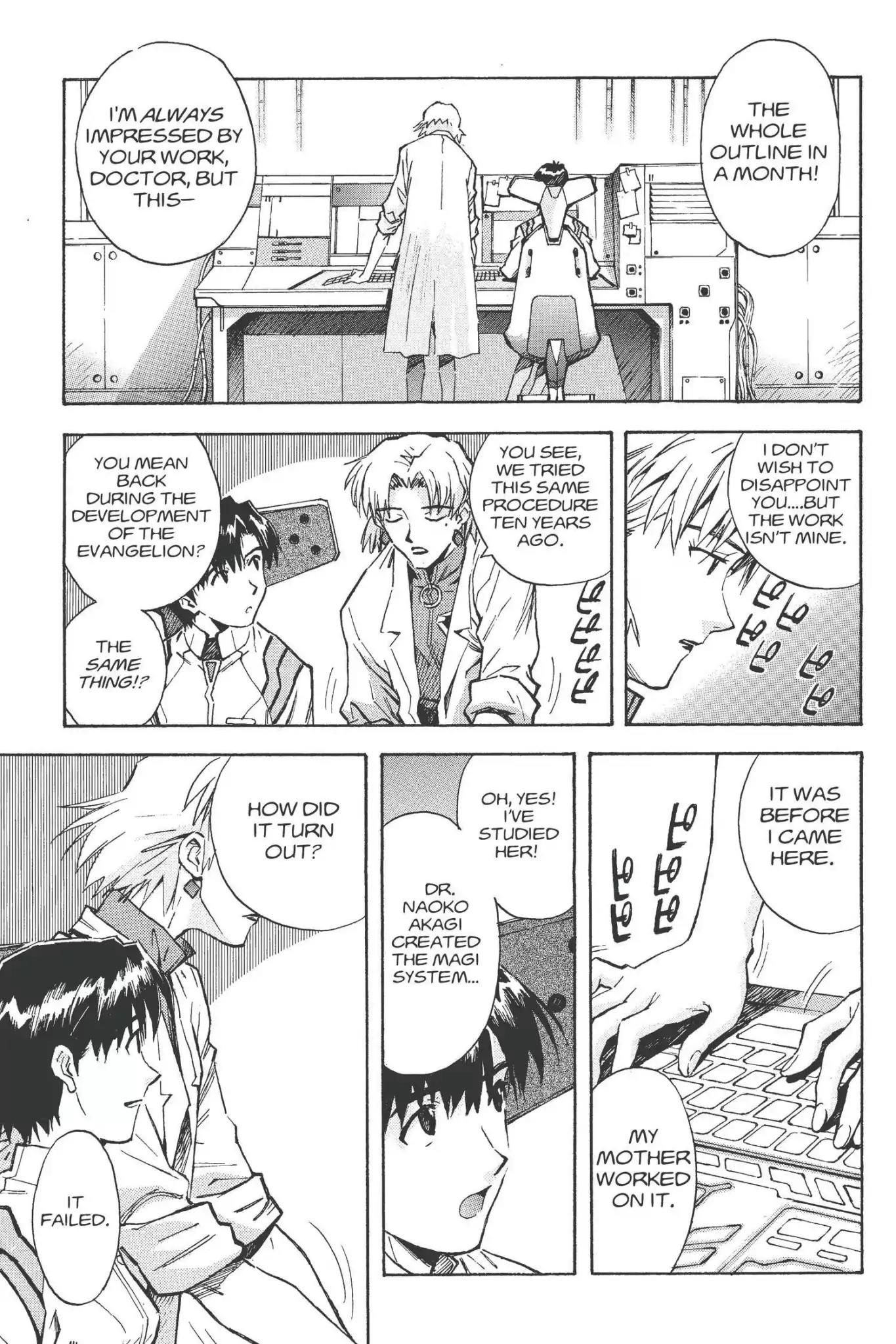 Shinseiki Evangelion Chapter 49 page 20 - Chapter 49: Vol.3 Stage 49: ...Kiss.